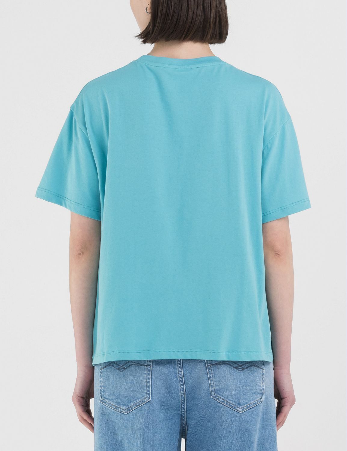 Replay T-Shirt Cotton Jersey günstig online kaufen