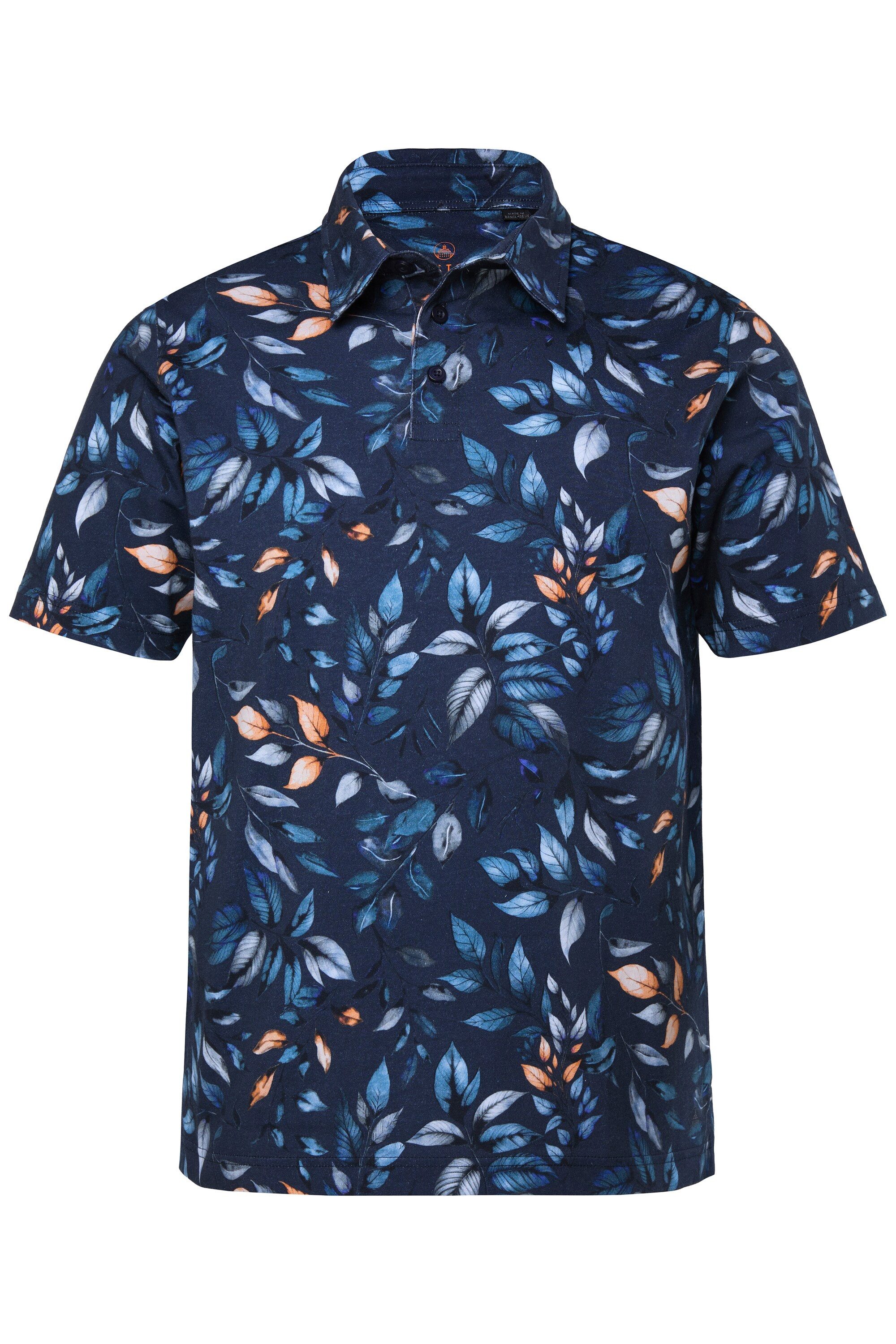 Boston Park Poloshirt Poloshirt Brustprint Halbarm