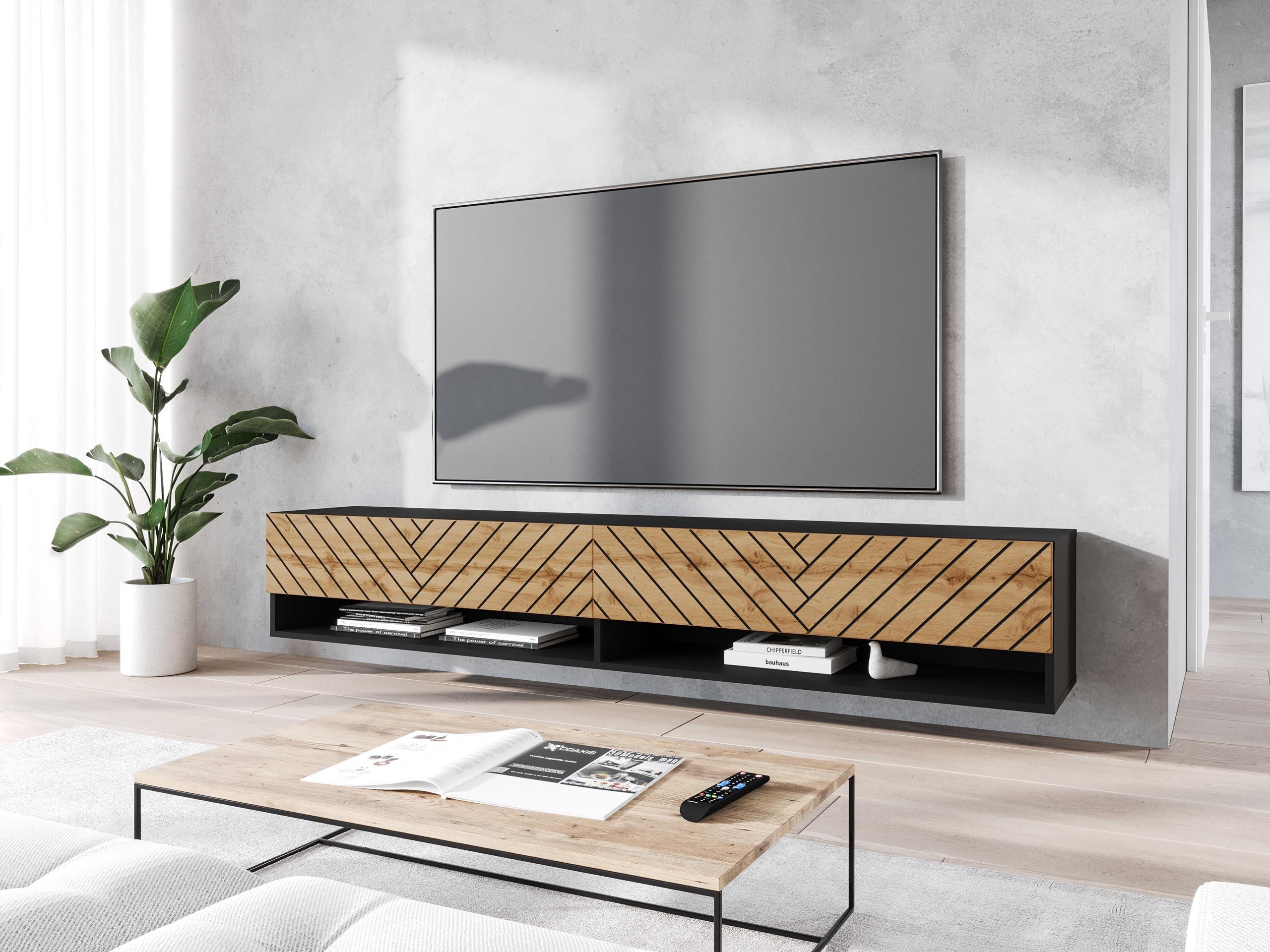 MIRJAN24 TV-Schrank A180 MDF (mit zwei günstig online kaufen