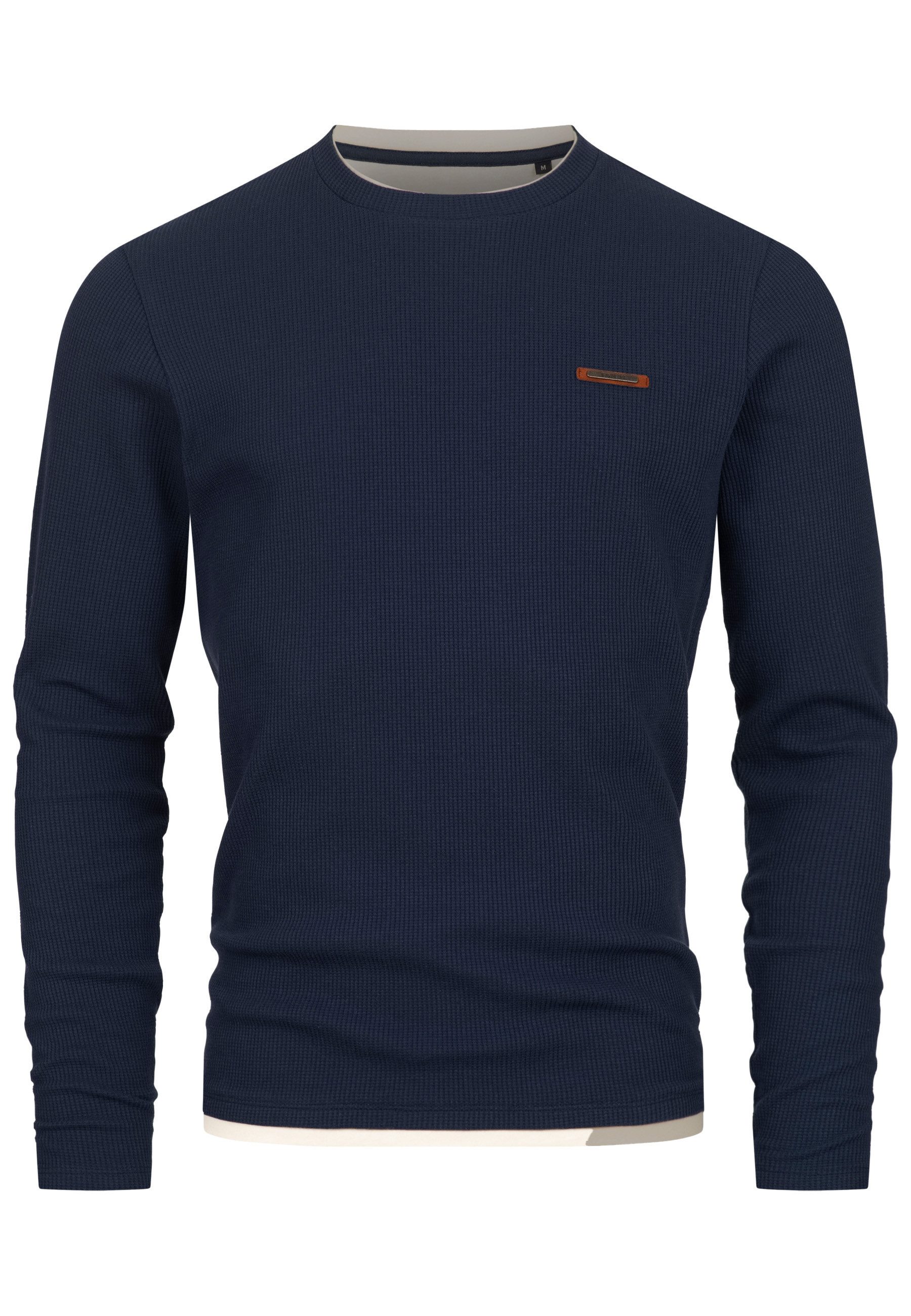 Indicode Langarmshirt INSigfinn Langarmshirt aus Baumwollmix günstig online kaufen
