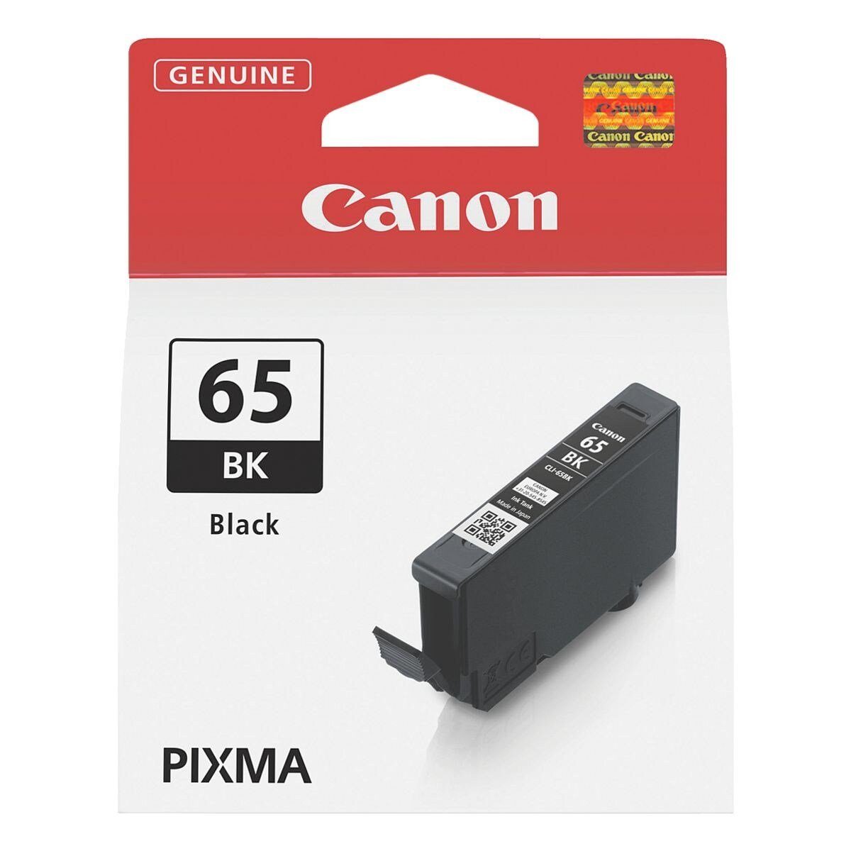 Canon CLI-65 BK Tintenpatrone (Original Druckerpatrone, schwarz)