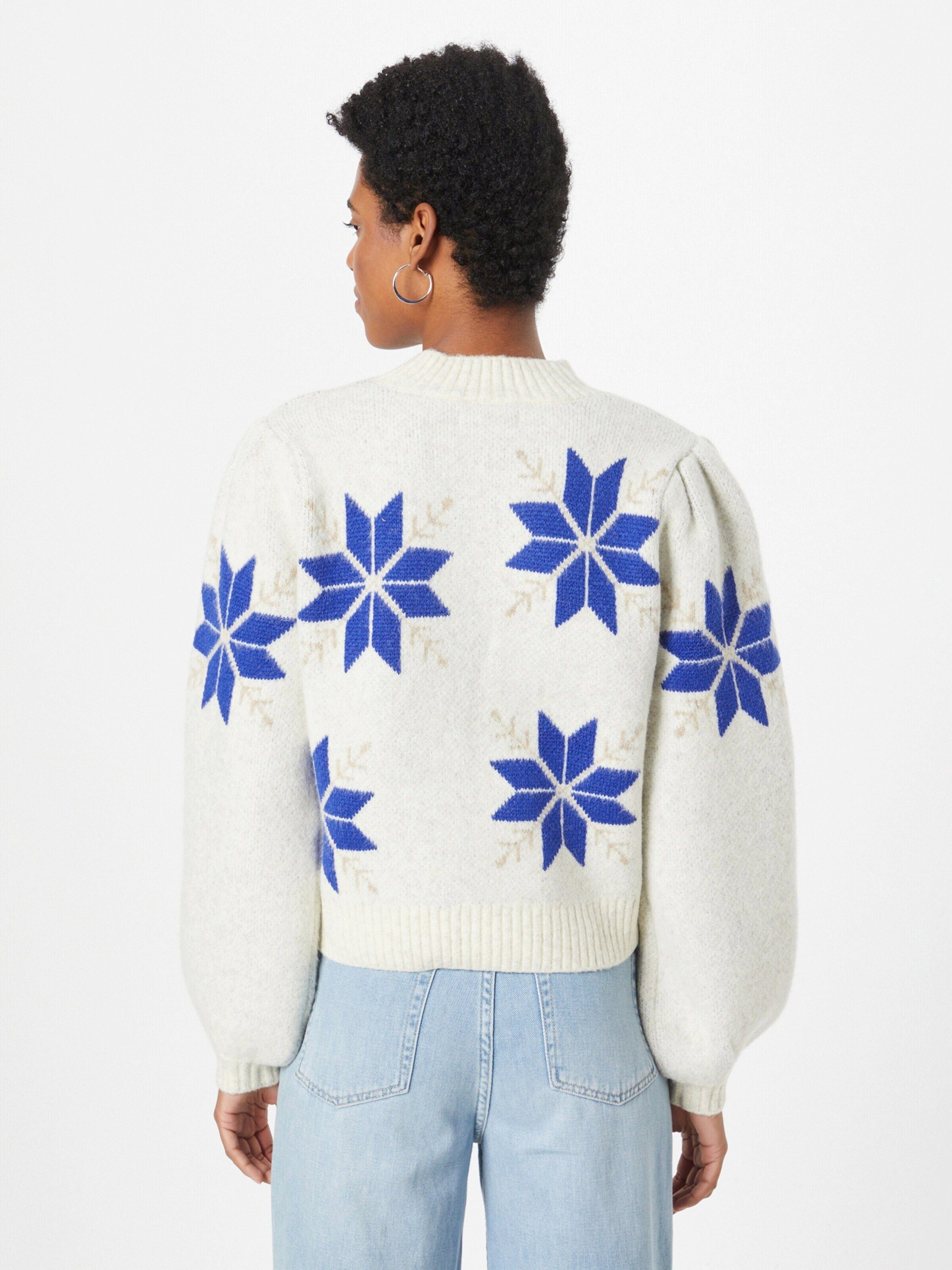 Lollys Laundry Strickpullover Suki (1-tlg) Drapiert/gerafft