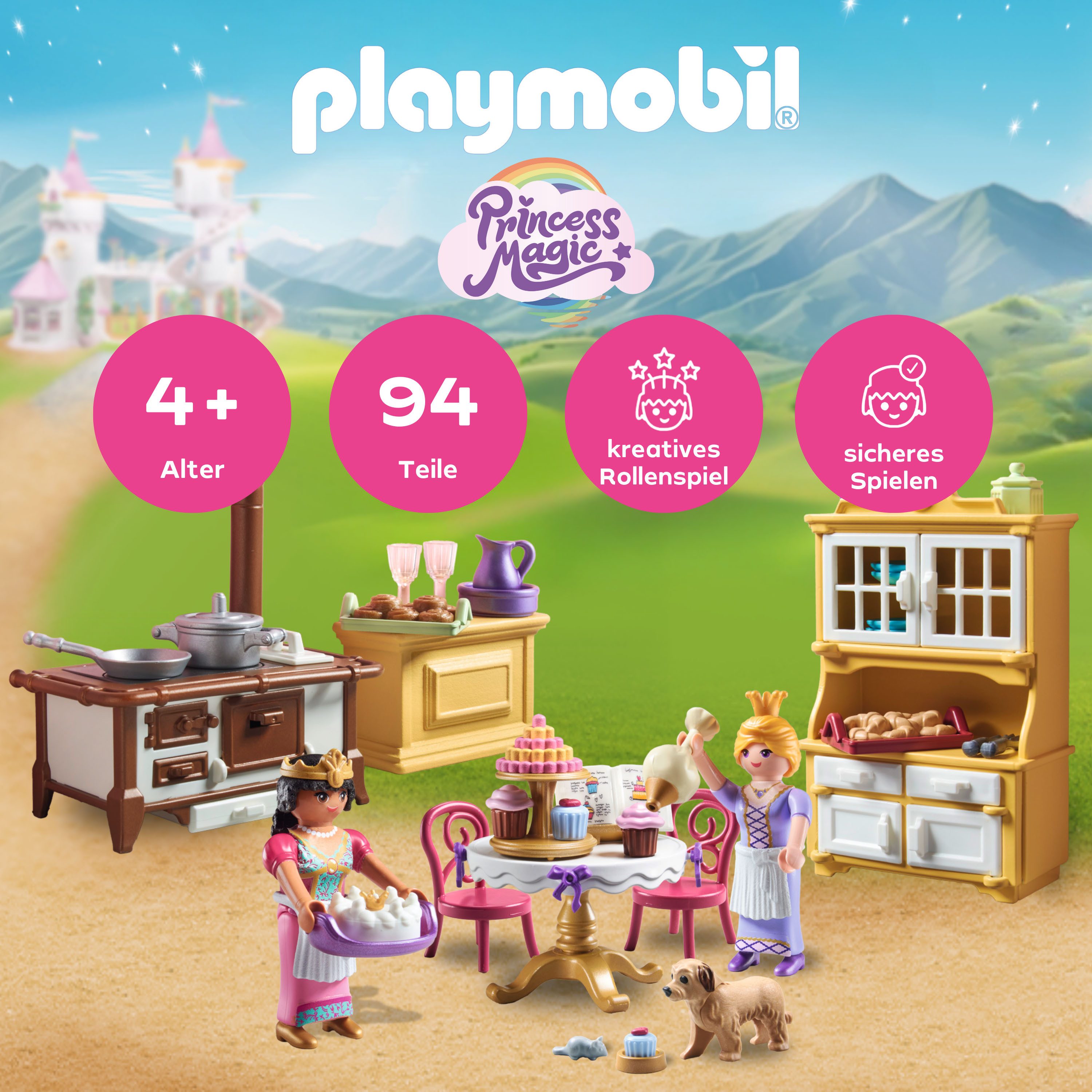 Playmobil® Königliche Küche (71848), Playmobil Princess Magic Konstruktions günstig online kaufen