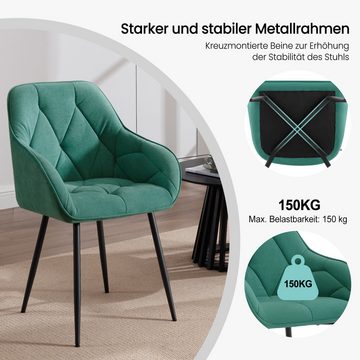 Woltu Polsterstuhl (Set, 2 St), Esszimmerstühle Ergonomisches Design Stuhl