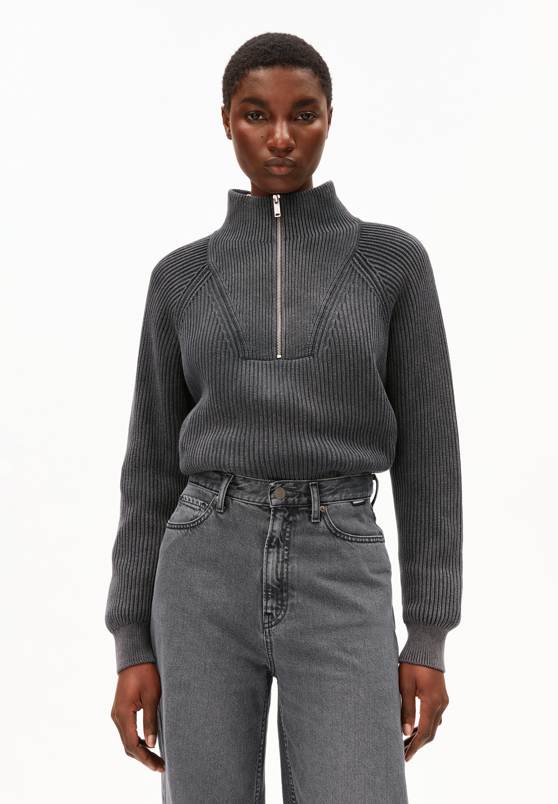 Armedangels Strickpullover RONYIAAS GMT DYE Pullover aus Bio-Baumwolle (Loo günstig online kaufen