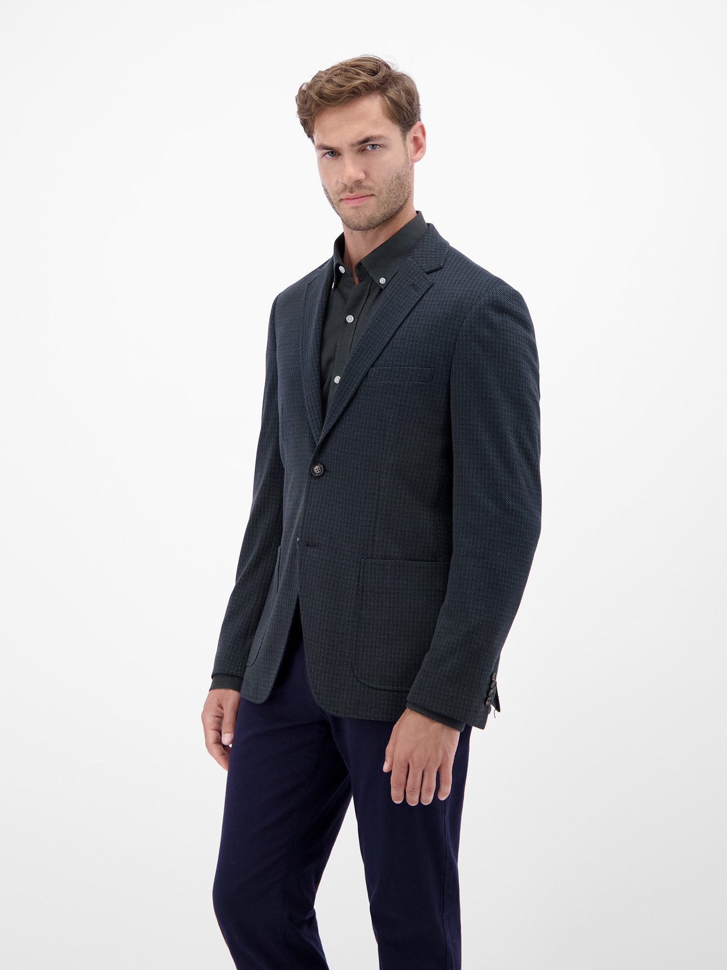 LERROS Jerseysakko Twill-Sakko in KURZGRÖSSEN