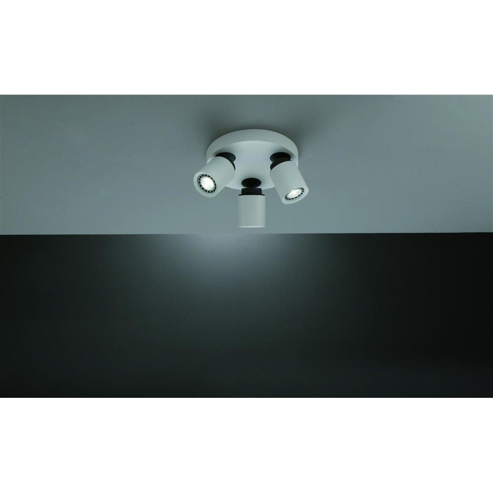 Böhmer Leuchten Deckenleuchten Anbauleuchte 21W LED schwarz/weiß matt Leuchten Lampen Beleuchtung
