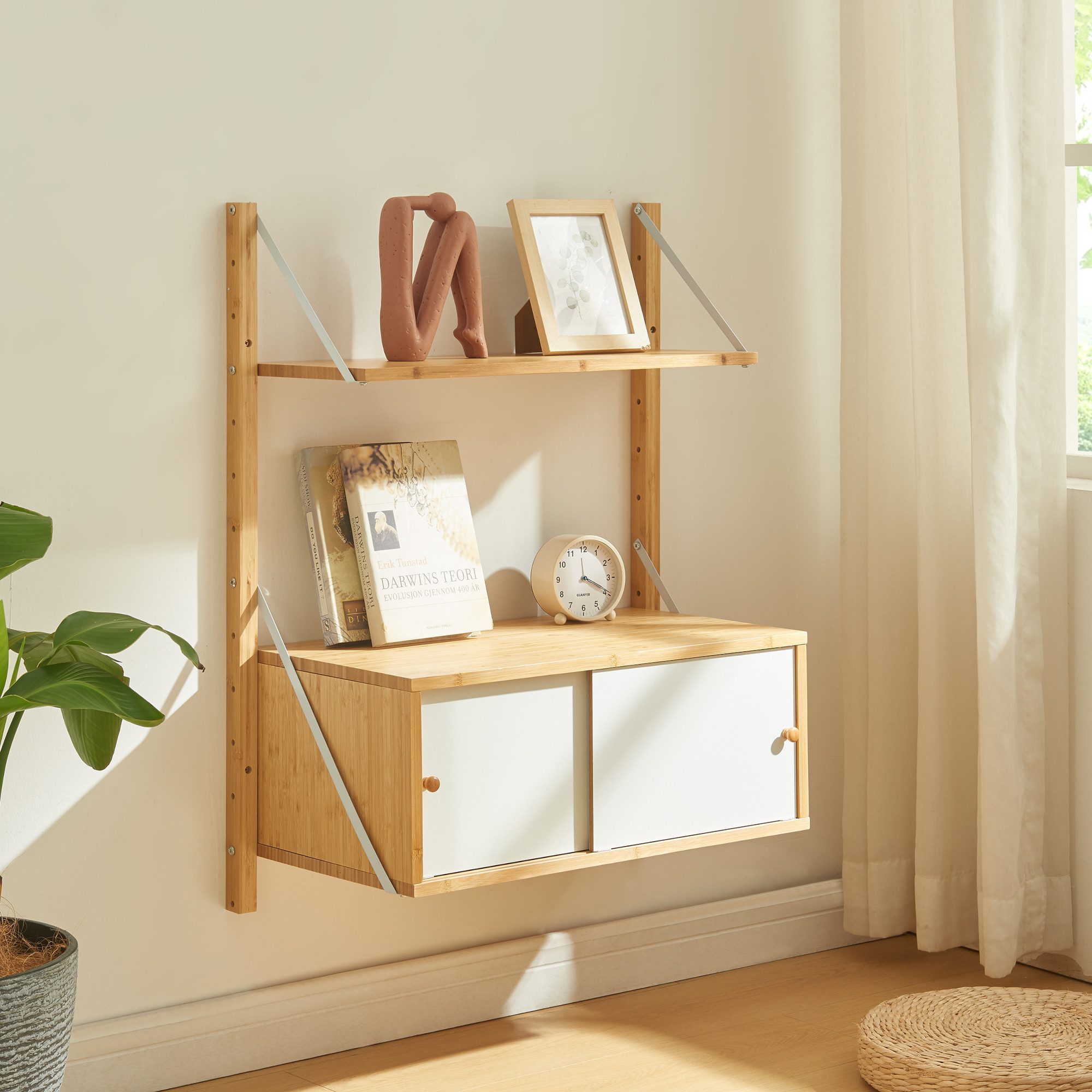 en.casa Wandregal, »Tingvoll« 1 Ablage 1 günstig online kaufen