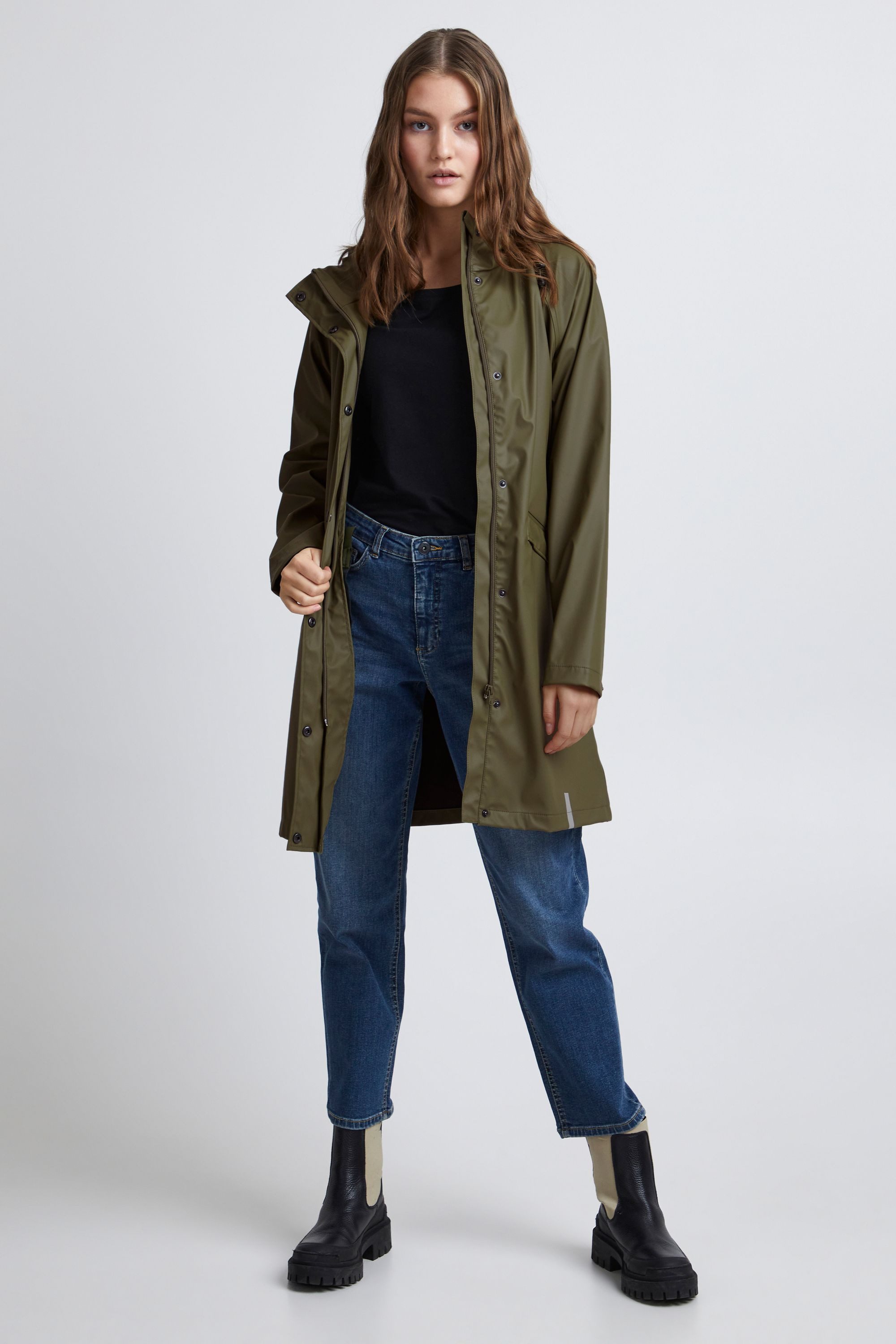 Ichi Regenjacke IHTAZI Übergangsjacke aus wetterfestem günstig online kaufen