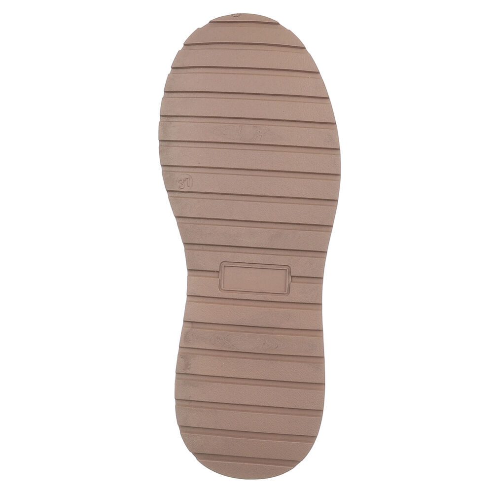 Ital-Design Damen Plateau-Sneaker mit Schnürung für Alltag Sneaker (92002677) Keilabsatz/Wedge Sneakers Low in Hellbraun