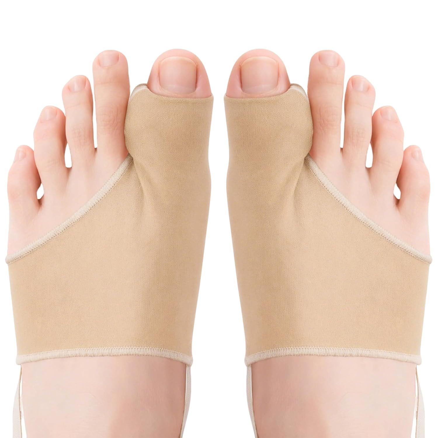 AIMAX Zehenspreizer Zehenspreizer Socken mit Gel-Pads 2er Set für Fußpflege