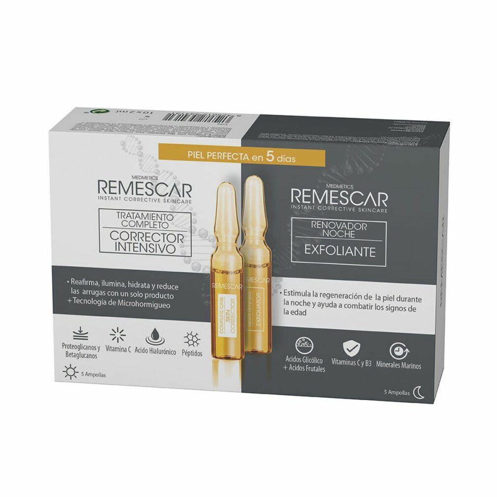 Remescar Renewing Anti-Aging-Creme Pack Ampullen Remescar 10 Treatment Corrective Night