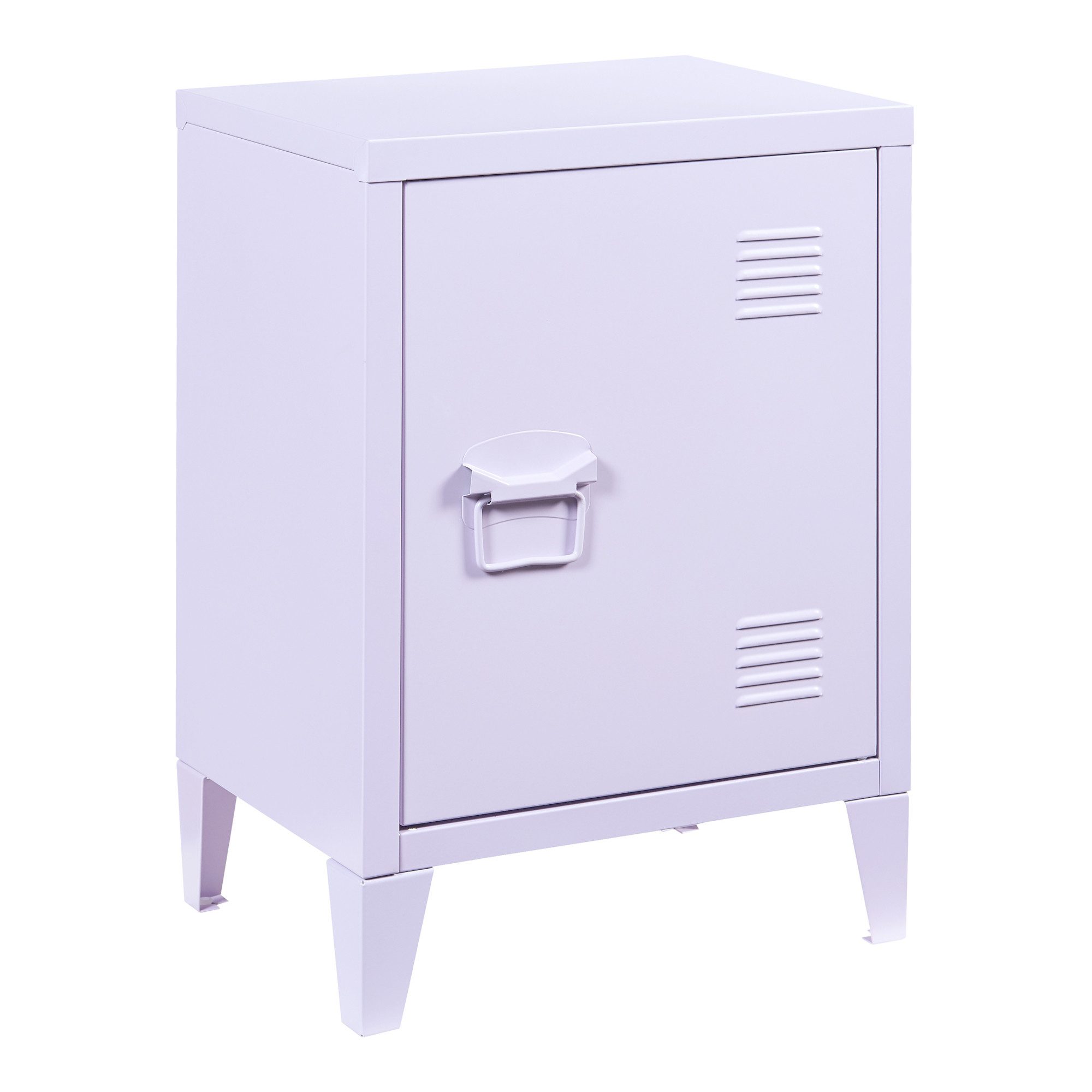 en.casa Nachtschrank (1-St) »Inari« mit Türgriff links Stahl 57 x 40 x 30 c günstig online kaufen