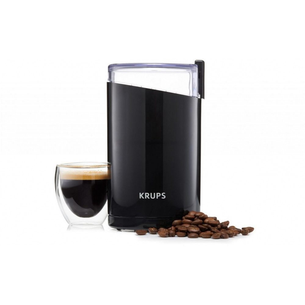 Krups Kaffeemühle Krups F 203-42 Kaffeemühle und Gewürzmühle., Kaffee-Mühle, Vielseitig für Kaffee und Gewürze