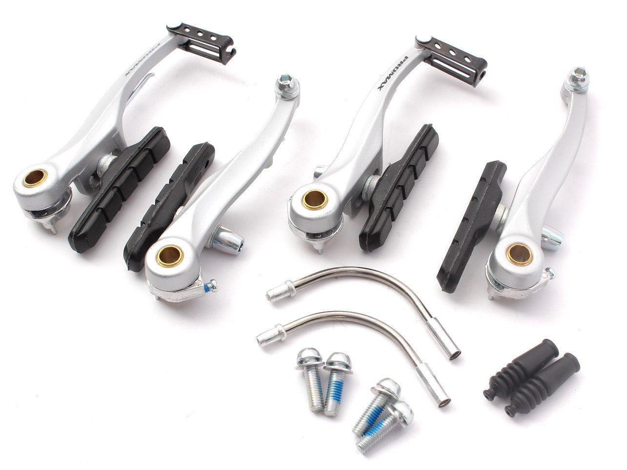 KHEbikes Felgenbremse KHE PROMAX BMX V-Bremsen Set vorne hinten 105 mm Silber