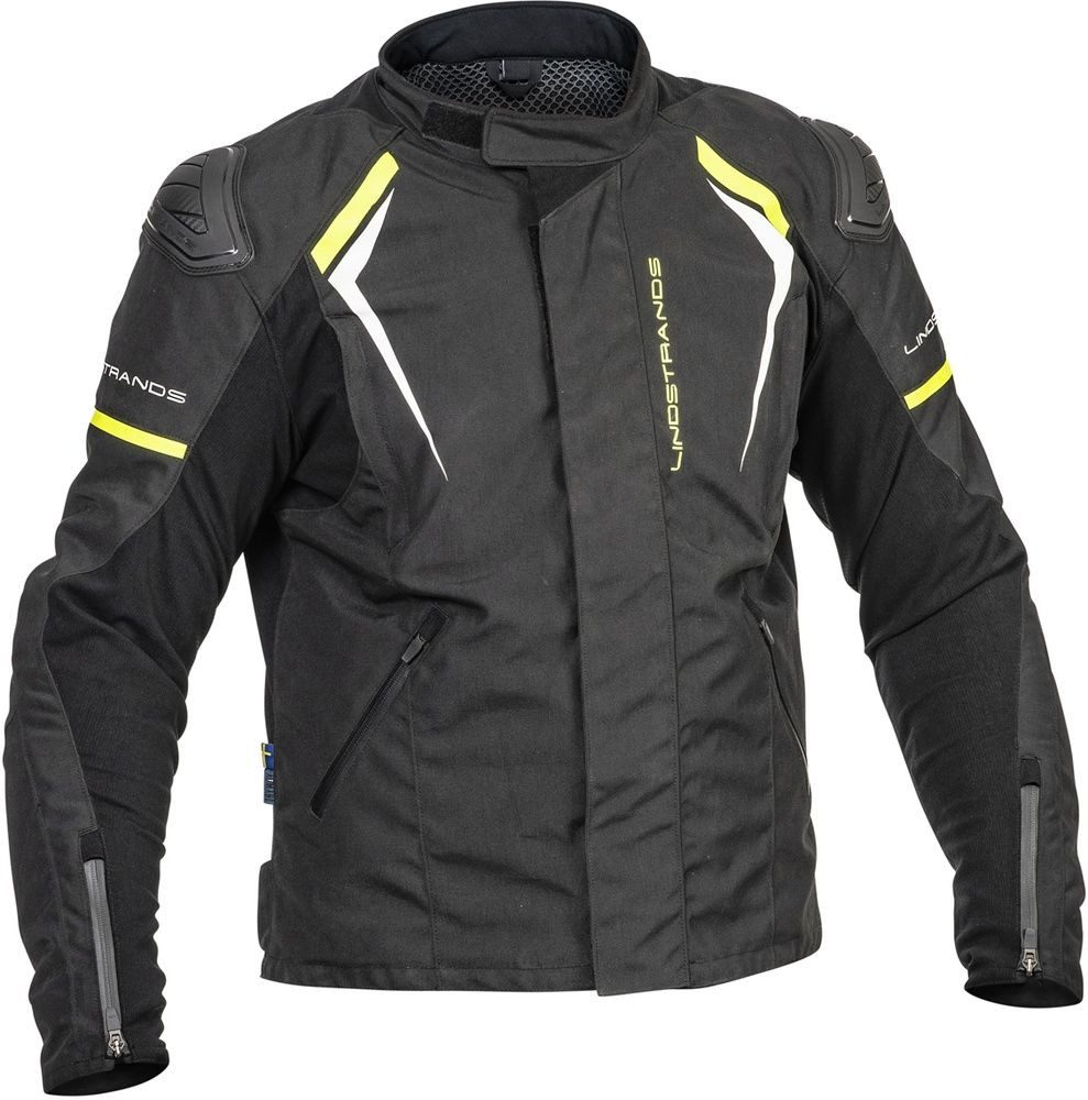 Lindstrands Motorradjacke Textile Jacket Sandvik Black/Yellow