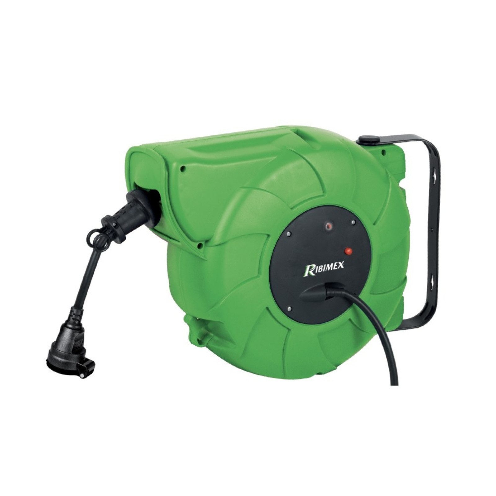 RIBIMEX Gartenpflege-Set Kabeltrommel selbstaufrollend mit Kabel RIBIMEX, für die Wandmontage