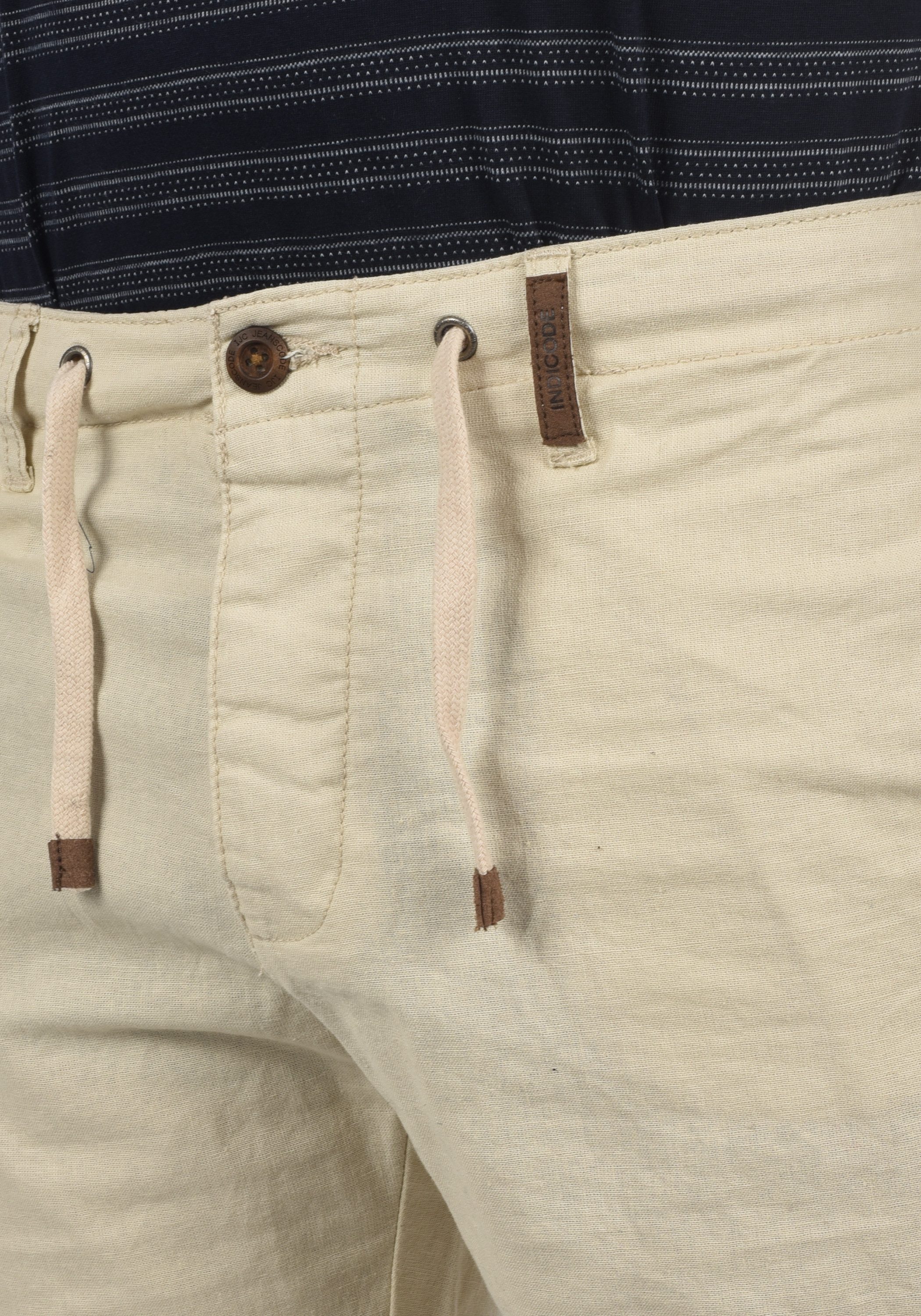 INDICODE Leinenhose IDMoses Kurze Hose aus Leinenqualität – Bild 4 von 5