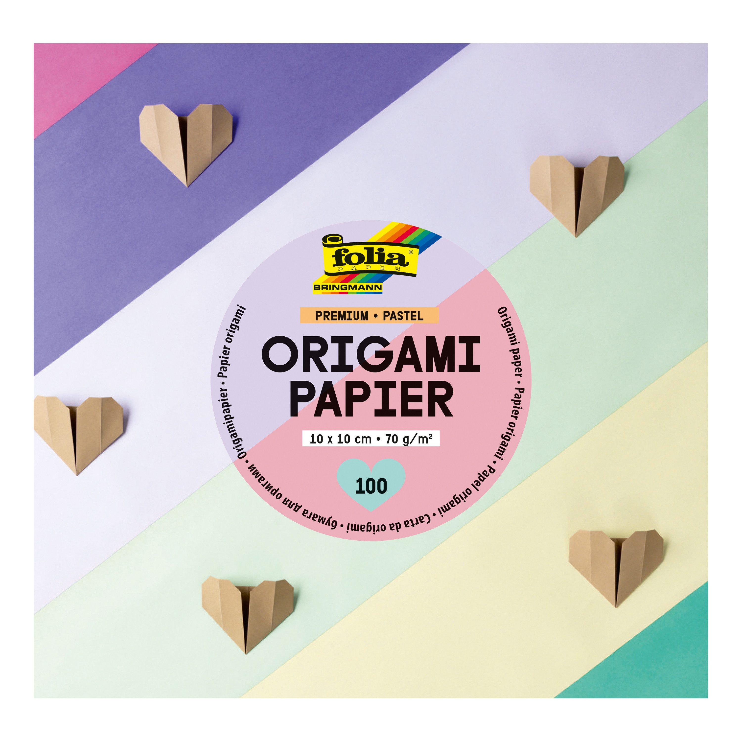 Folia Kraftpapier Pastell, 70 g/m2, 100 Blatt