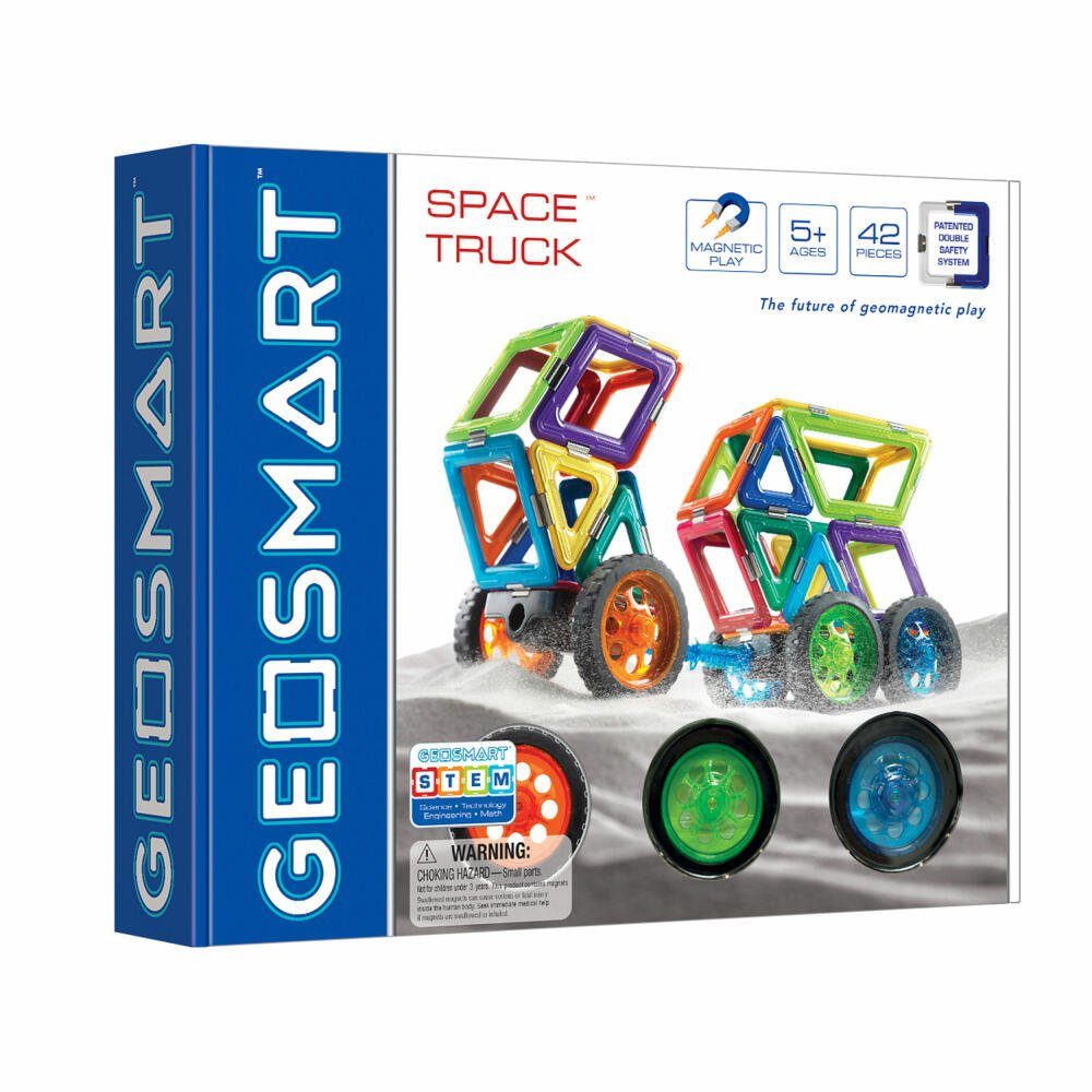 Smart Games Magnetspielbausteine Geosmart Space Truck, (42 St)