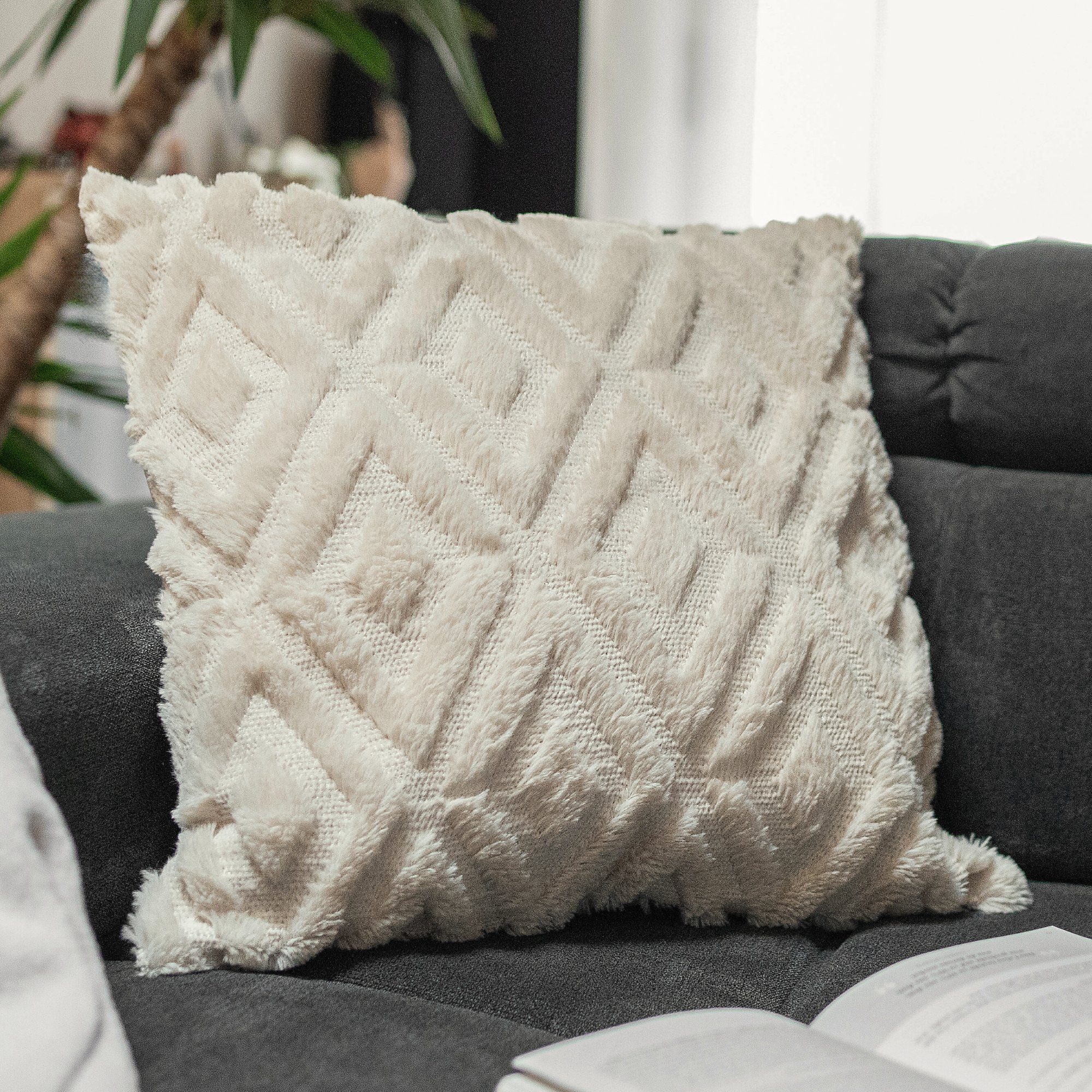 REALLaxx Dekokissen Boho, Vintage Optik 45x45 cm Sofakissen Kissenbezug mit günstig online kaufen