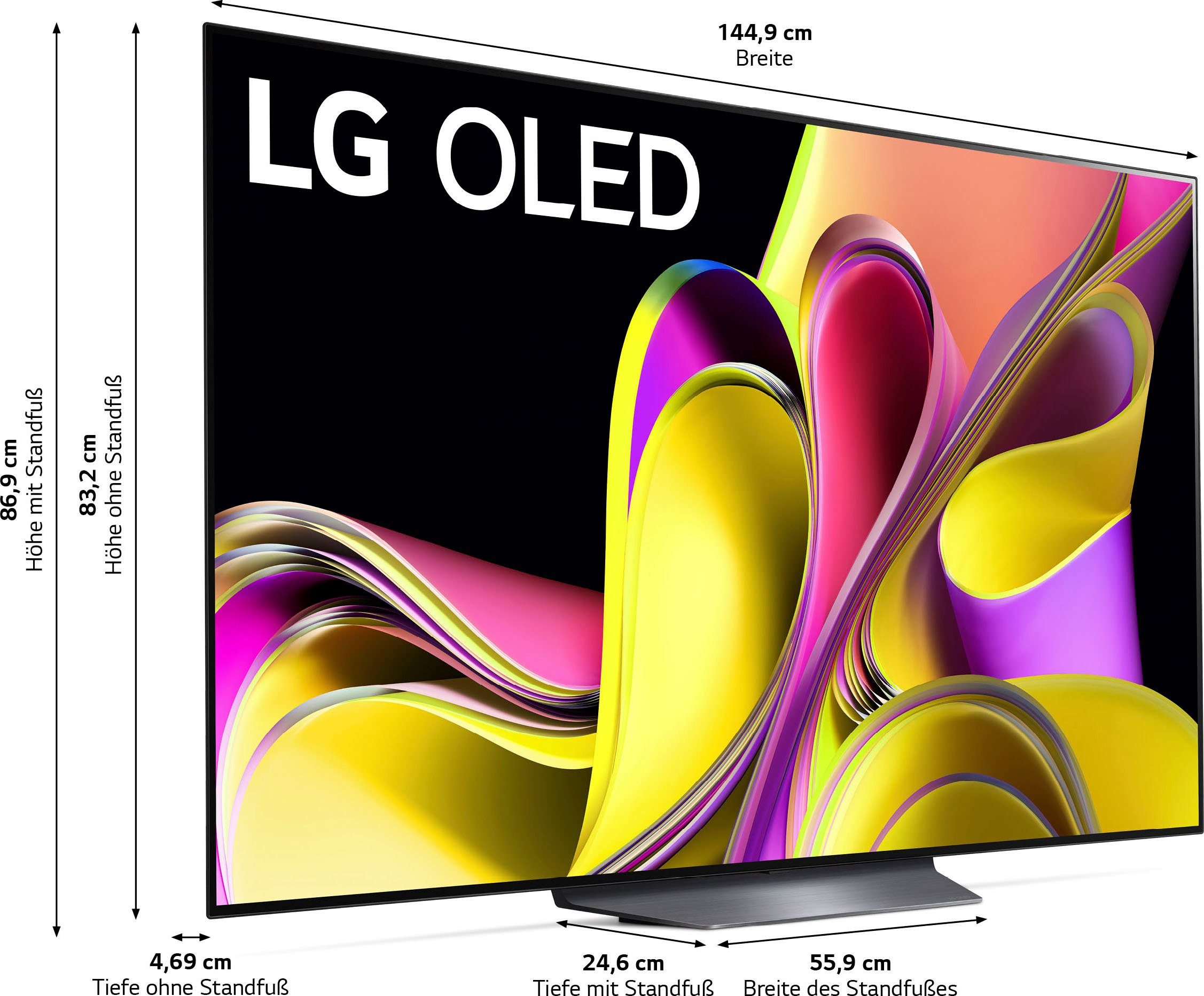 Smart-TV) Ultra 4K OLED-Fernseher cm/65 LG Zoll, (165 OLED65B39LA HD,