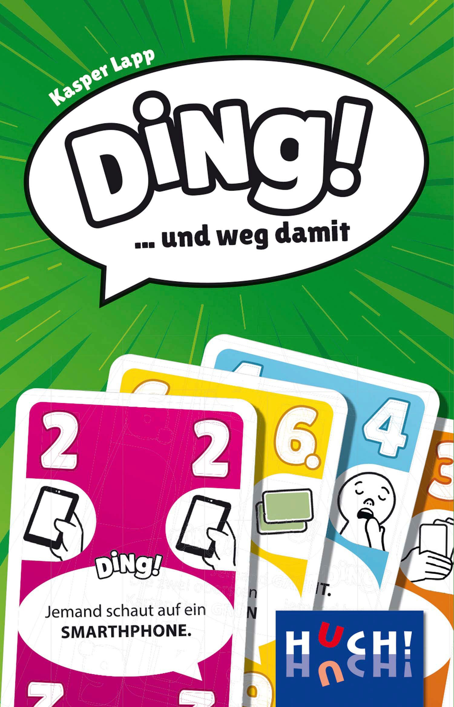 HUCH! Spiel DING!, Kartenspiel, Made in Europe