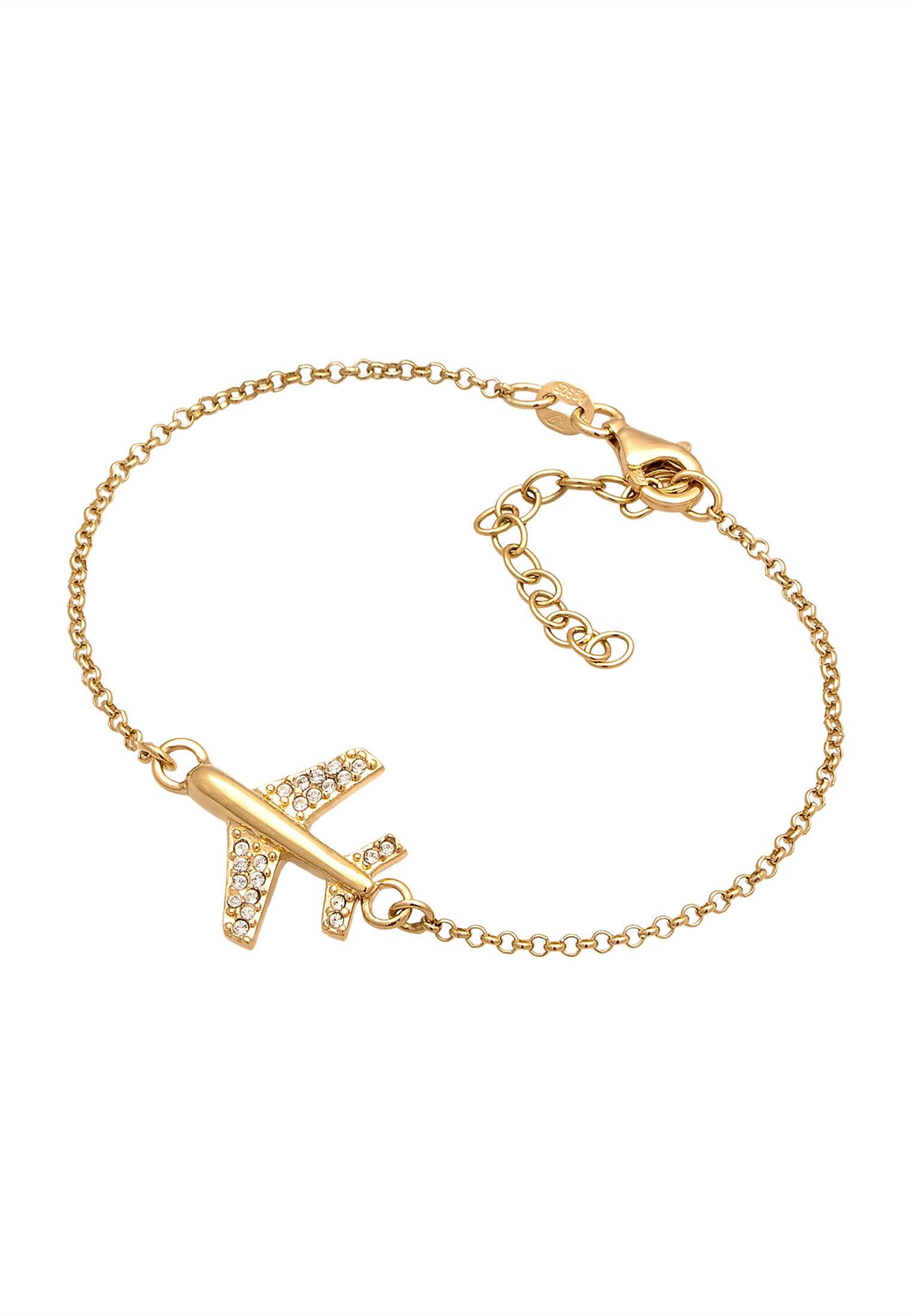 Elli Armband Flugzeug mit Glas Kristalle günstig online kaufen