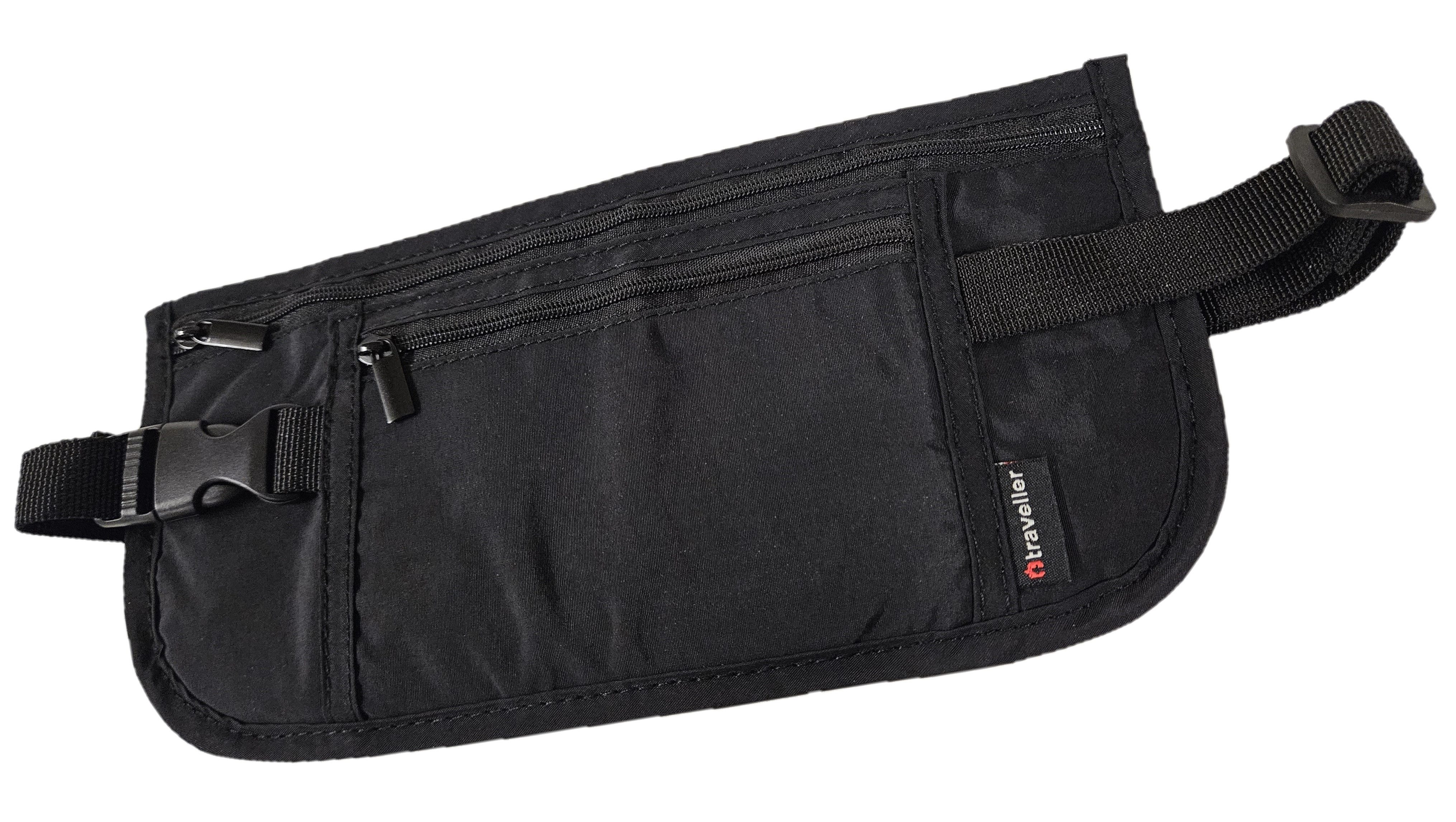 Traveller Bauchtasche Geldgürtel 2 Fächer Reisepass günstig online kaufen