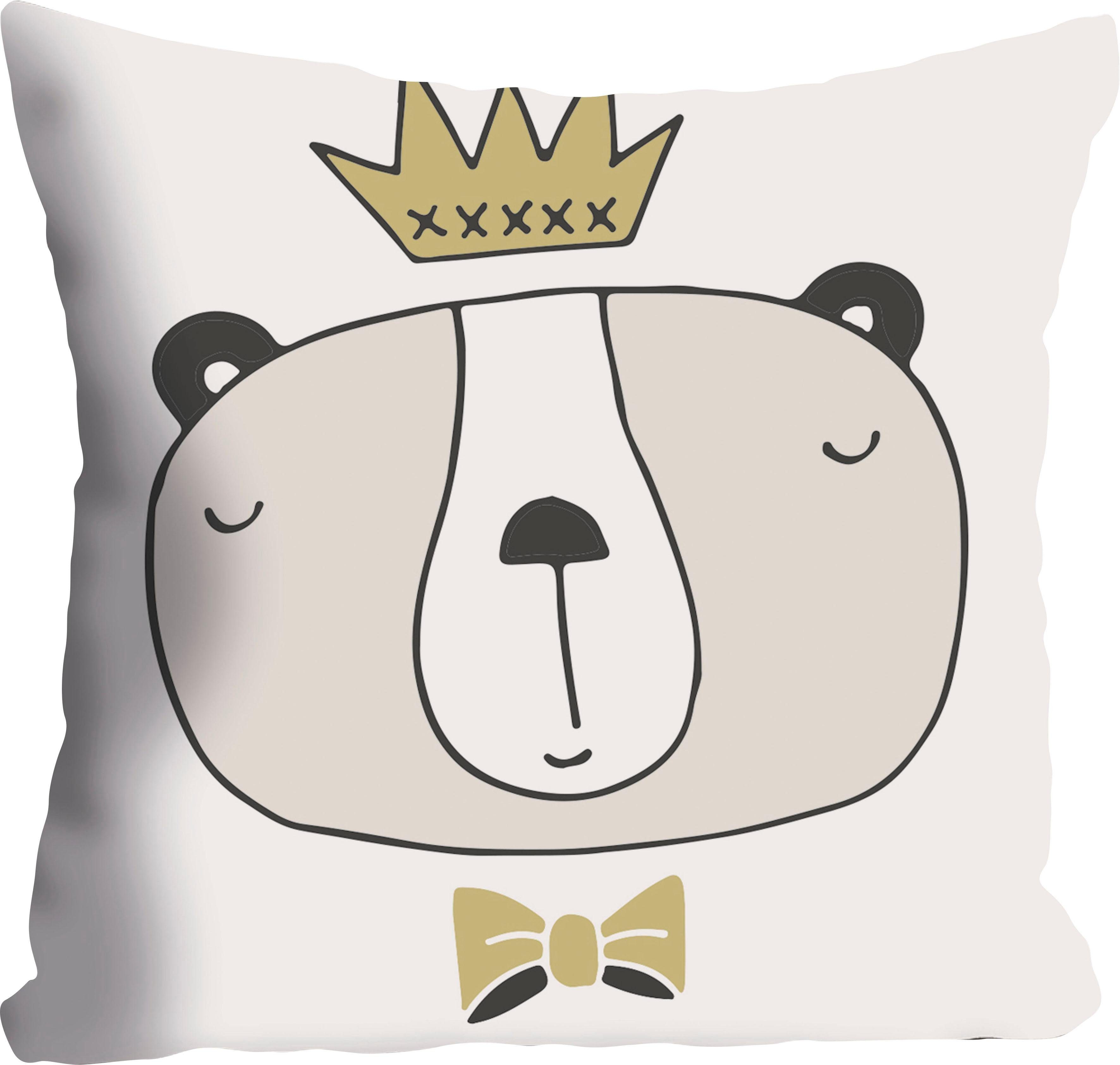 queence Dekokissen »King«, Kissenhülle ohne Füllung, 1 Stück. € 24,04