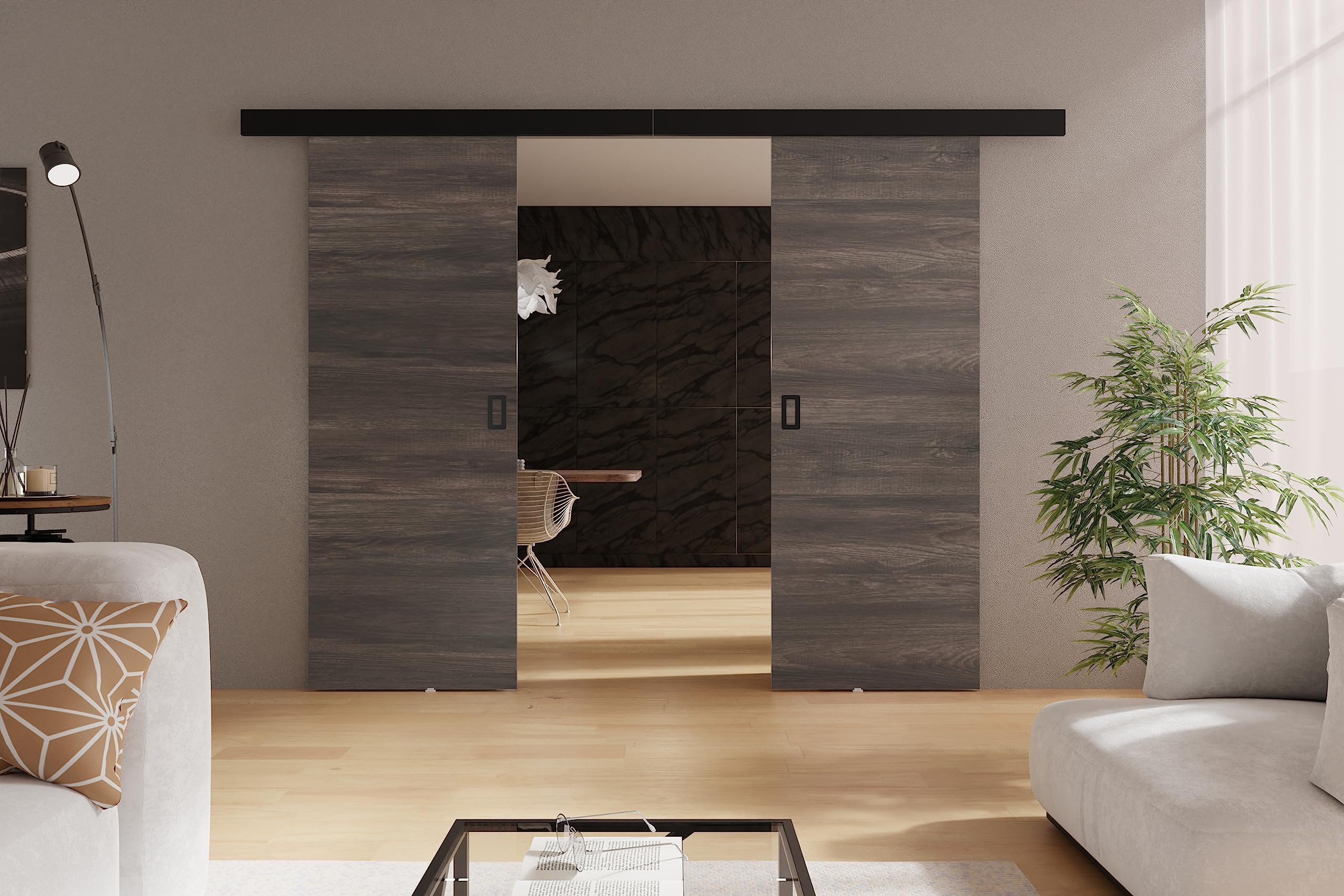 KIER FURNITURE Schiebetür WERDI - Moderne Türen - Wandschiebetür - Universal Links und Rechts