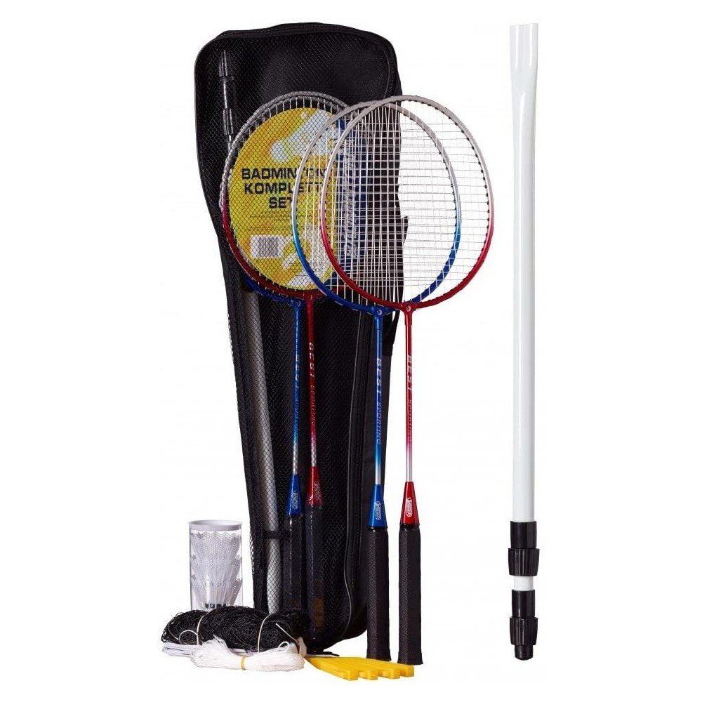 NEU Badminton Set Schläger Federball Badmintonschläger Badmintonset Tasche Netz 