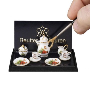 Reutter Porzellan Dekofigur Kaffeeservice 2 Personen, Weihnachtsmann