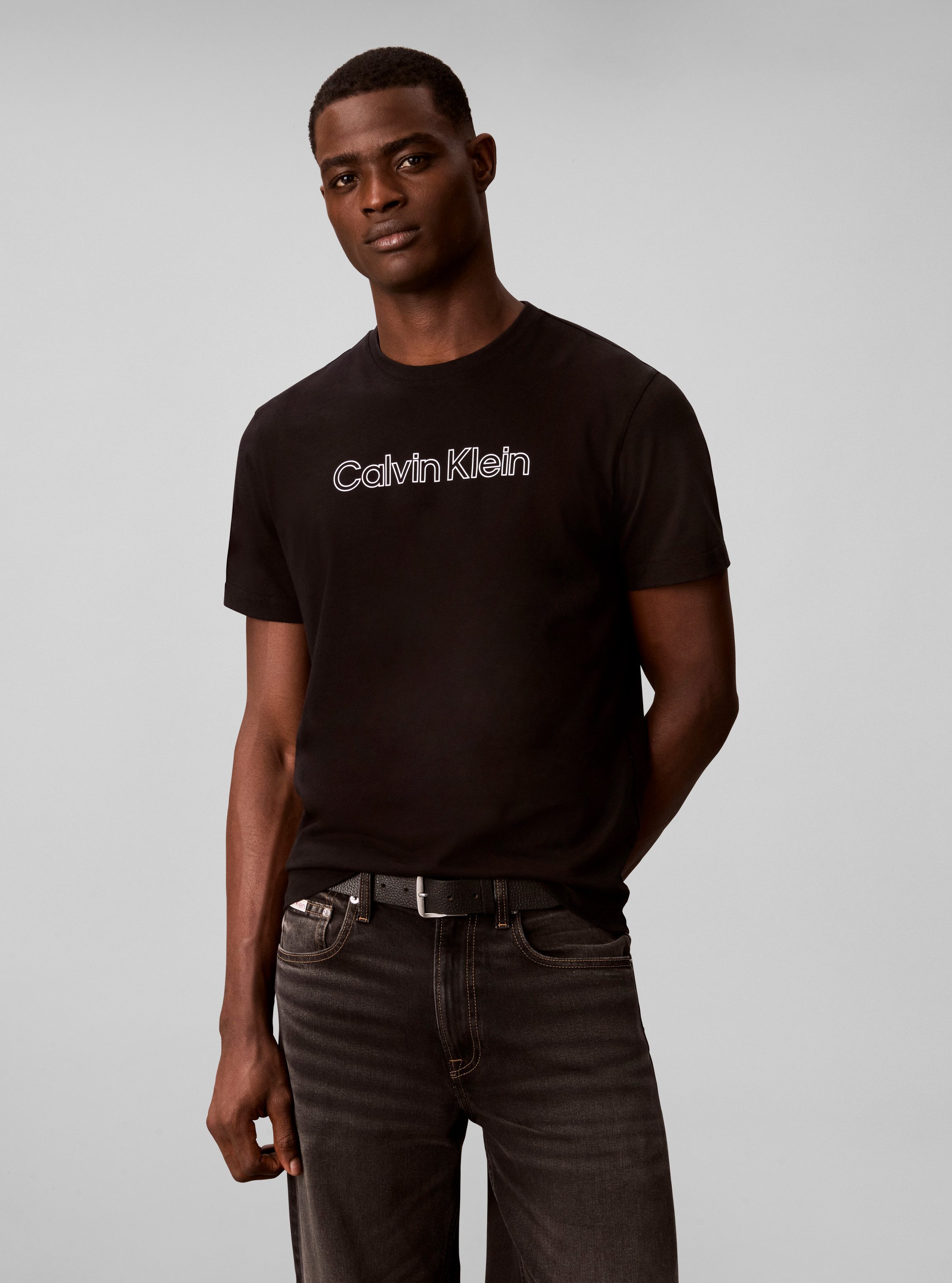 Calvin Klein T-Shirt LOGO GRAPHIC Regular fit mit Rundhalsausschnitt