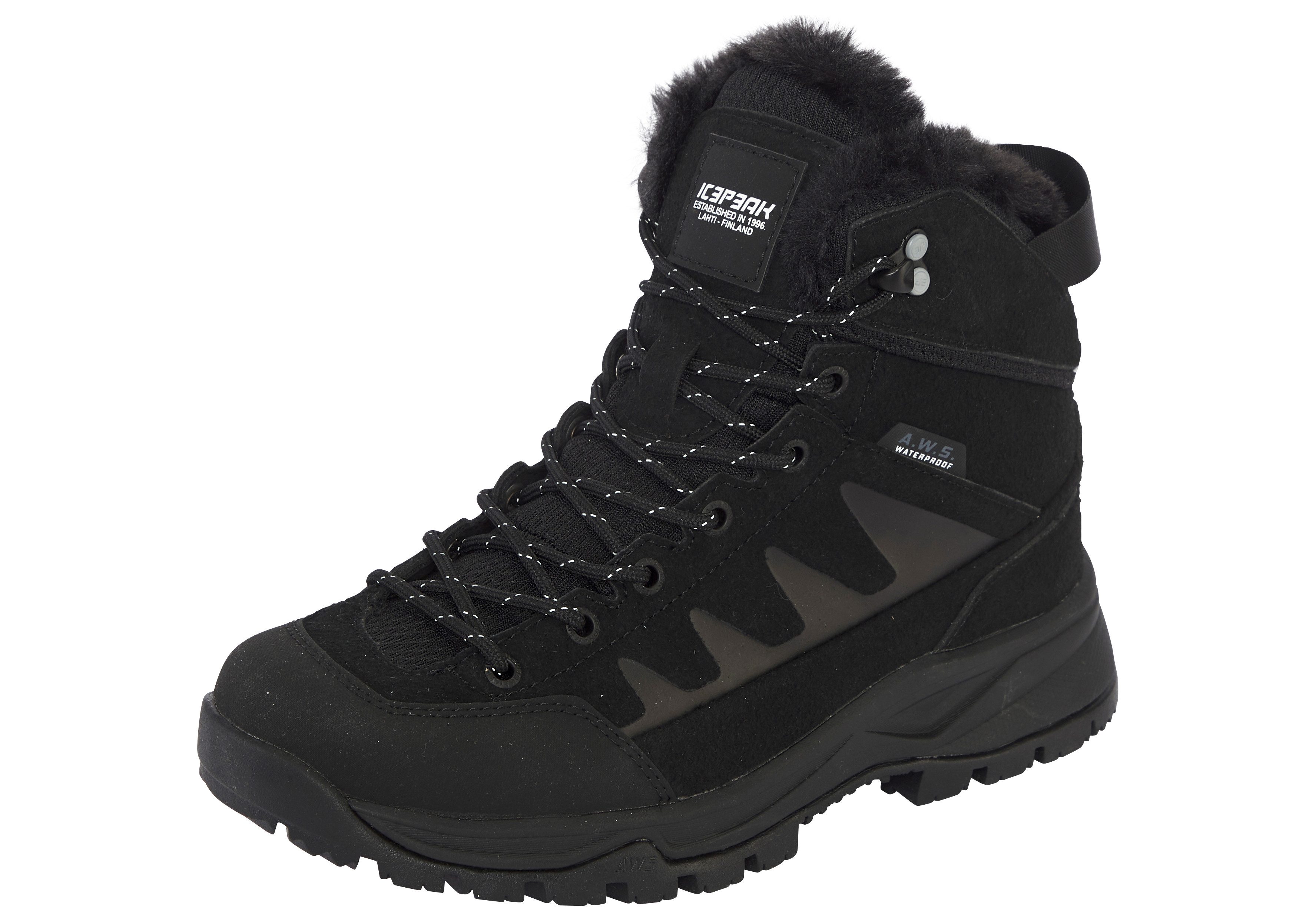 Icepeak AREZZO Outdoorwinterstiefel Winterschuhe, Winterboots, Snowboots, gefüttert & wasserdicht