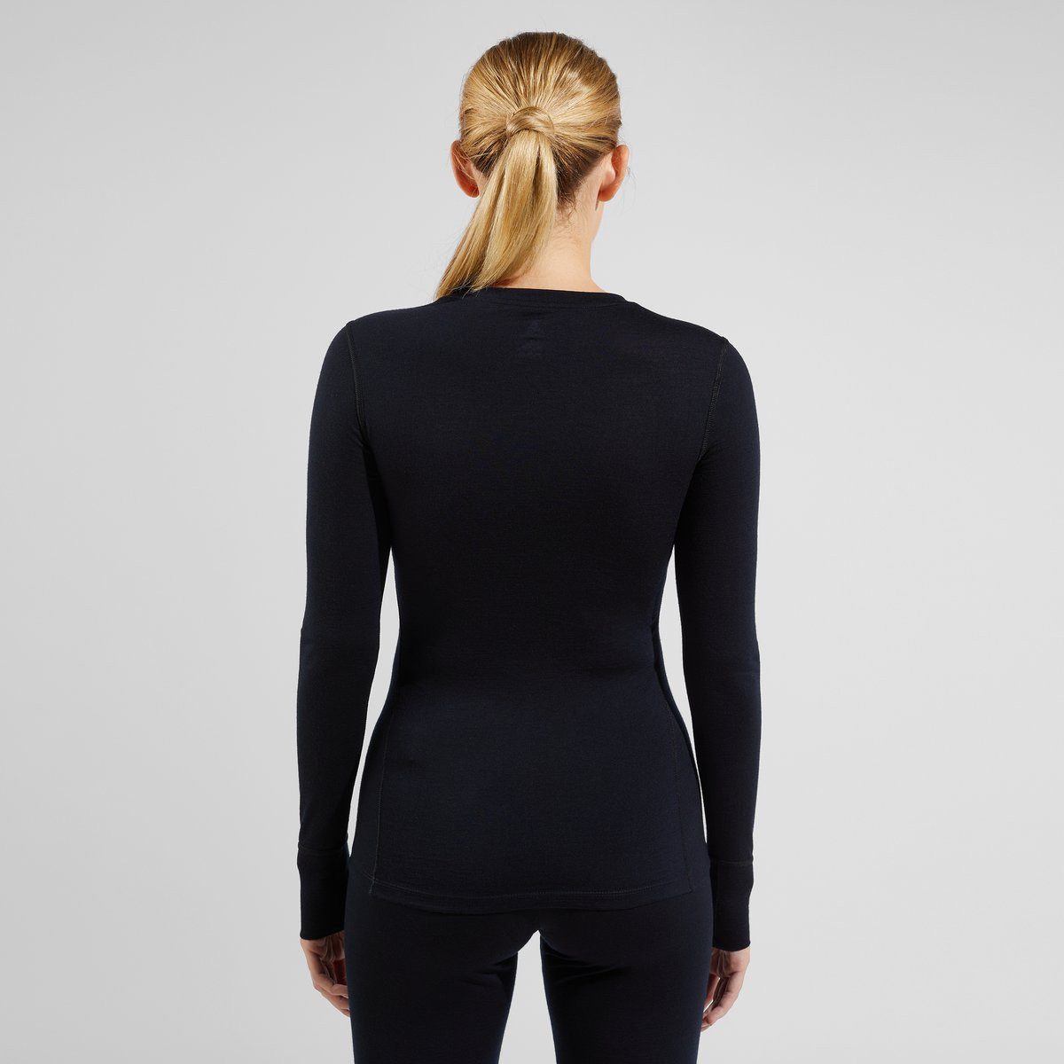 Odlo Funktionsshirt BL TOP crew neck l/s-MERINO 200 Kurzarm, Rundhalsausschnitt, schnell trocknend, atmungsaktiv
