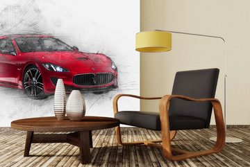 WandbilderXXL Fototapete Italian Power, glatt, Classic Cars, Vliestapete, hochwertiger Digitaldruck, in verschiedenen Größen
