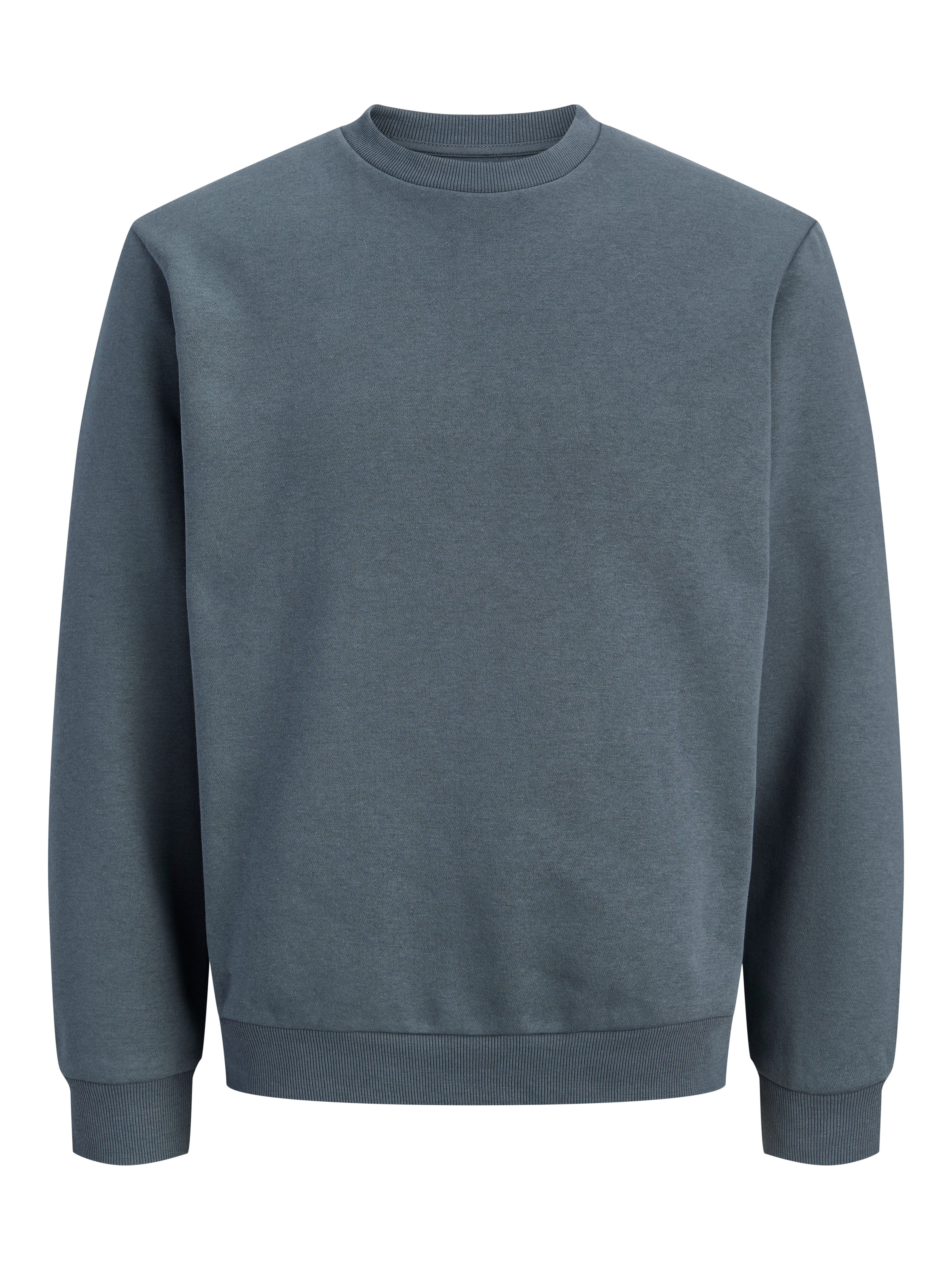 Jack & Jones PlusSize Sweatshirt JJEBRADLEY SWEAT CREW NOOS PLS mit Rippbündchen – Bild 5 von 5