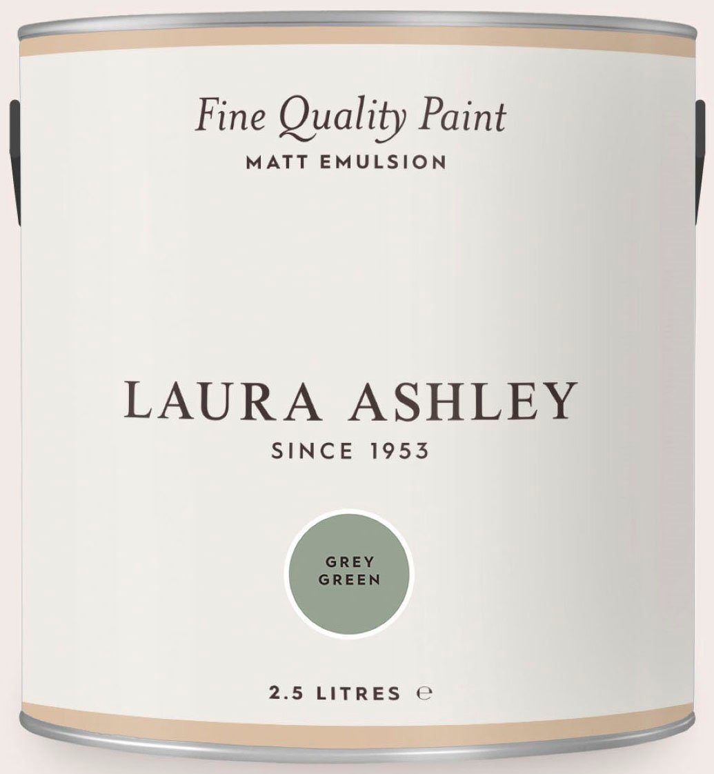 Paint Wandfarbe 2,5 EMULSION, L MATT Fine matt, Quality ASHLEY LAURA Grey Green