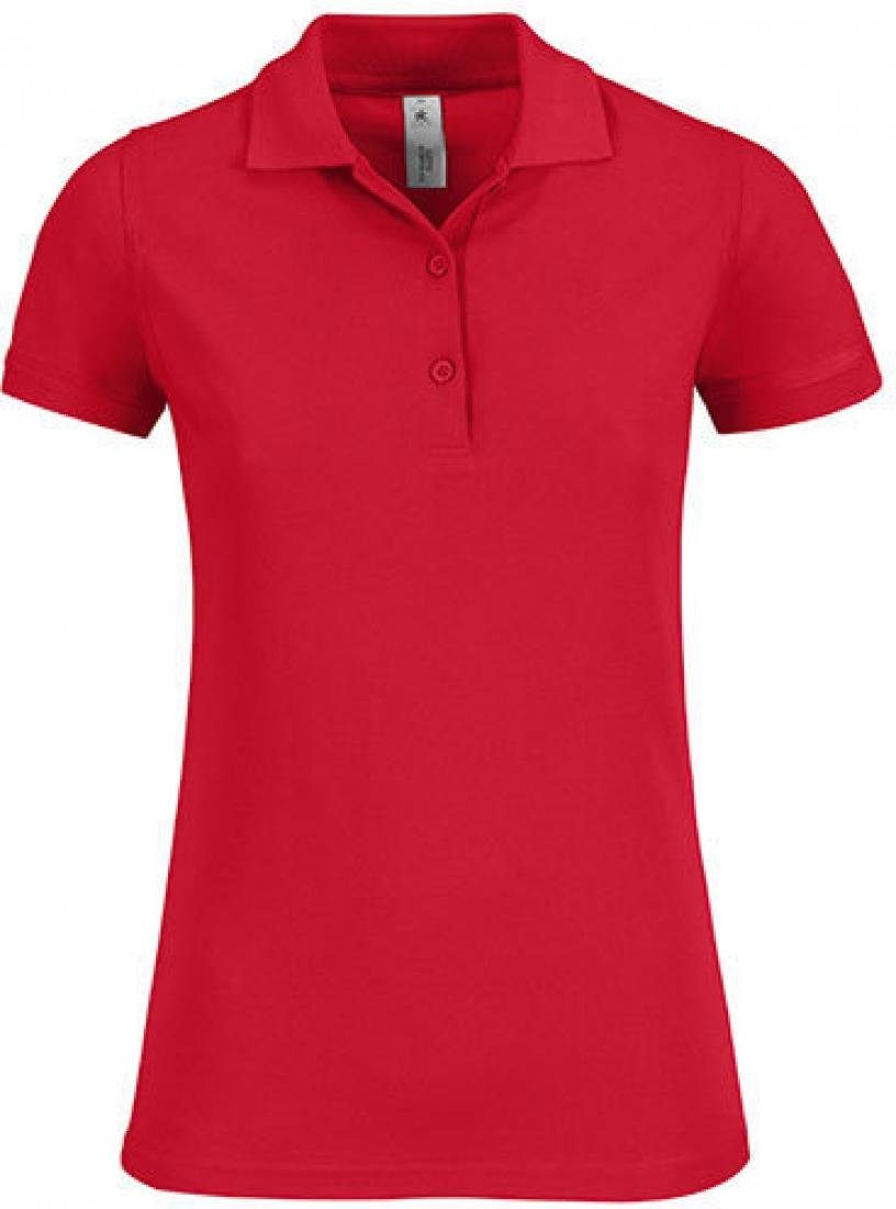 B&C Poloshirt Damen Poloshirt Safran Timeless / Women