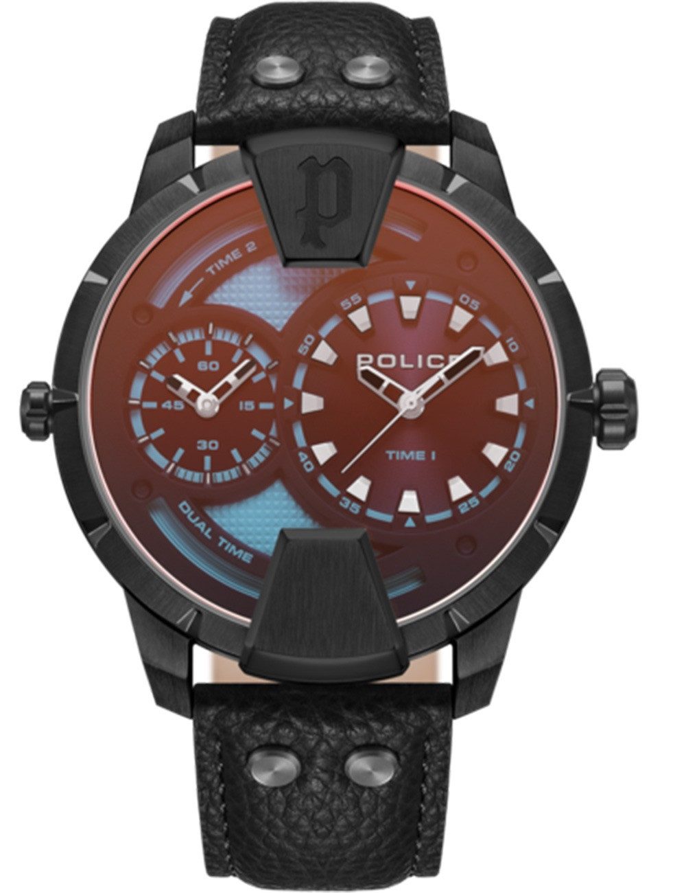 Quarzuhr Police PEWJA0022001 Herrenuhr Huntley 48mm 5ATM Police PEWJA0022001 Herrenuhr Huntley 48mm 5ATM