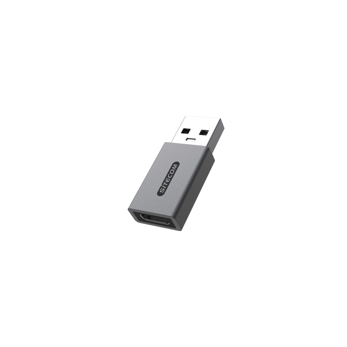 Sitecom AD-1012 USB-Adapter USB-A (Stecker) zu USB-C (Buchse), Mini-Adapter USB-A zu USB-C, 5 Gbit/s, kompakt