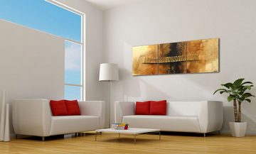 WandbilderXXL XXL-Wandbild Egypt Dreams 210 x 70 cm, Abstraktes Gemälde, handgemaltes Unikat