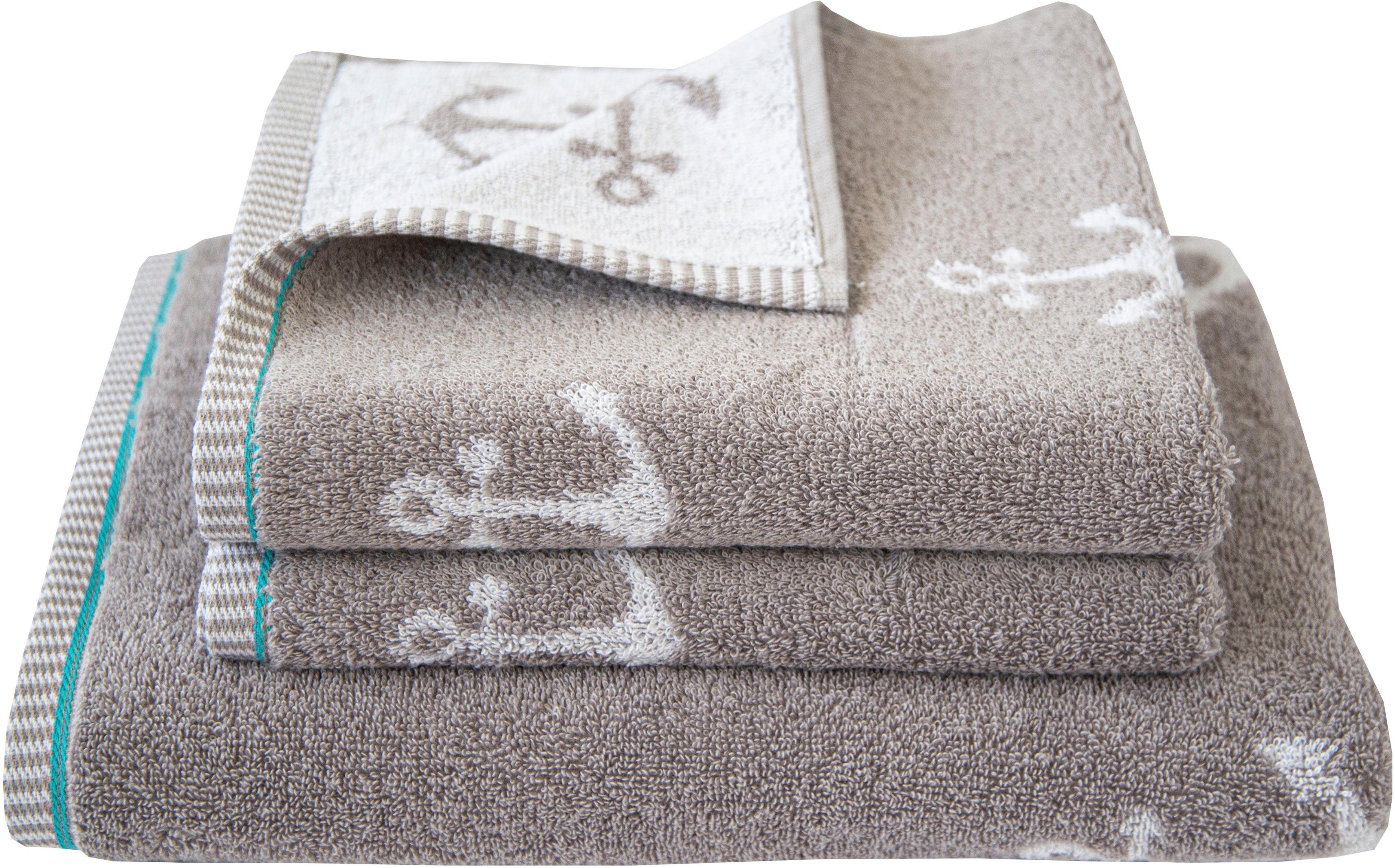 Dyckhoff Handtuch Maritim, Nautic, Frottier (1-St) günstig online kaufen