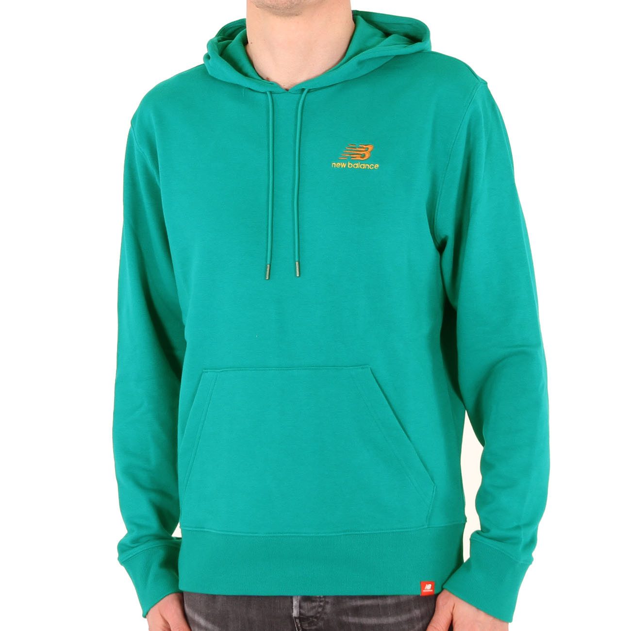 New Balance Kapuzenpullover New Balance NB Essentials Embroidered Hoodie Herren Team Teal