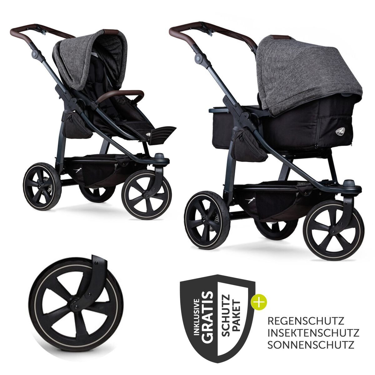 Kombi-Kinderwagen Mono 2 - Anthrazit