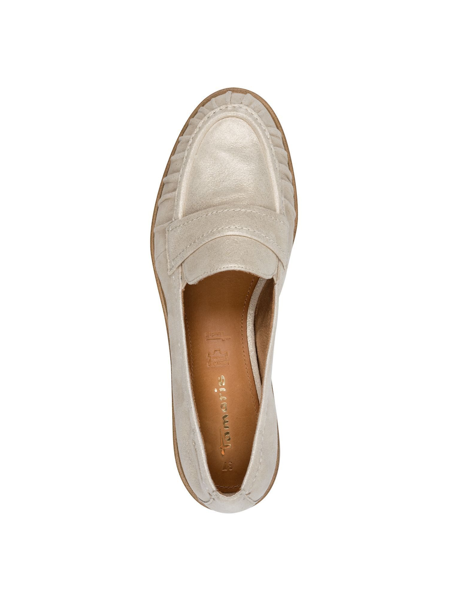 Tamaris TOUCH-IT aus Leder kein Absatz 1-24224-46 Slipper TOUCH-IT