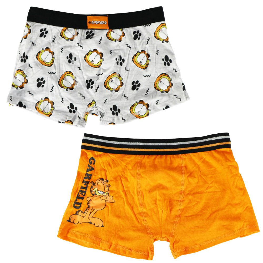 Garfield Boxershorts Garfield der Kater Herren Boxershorts Unterhose 2er Pa günstig online kaufen