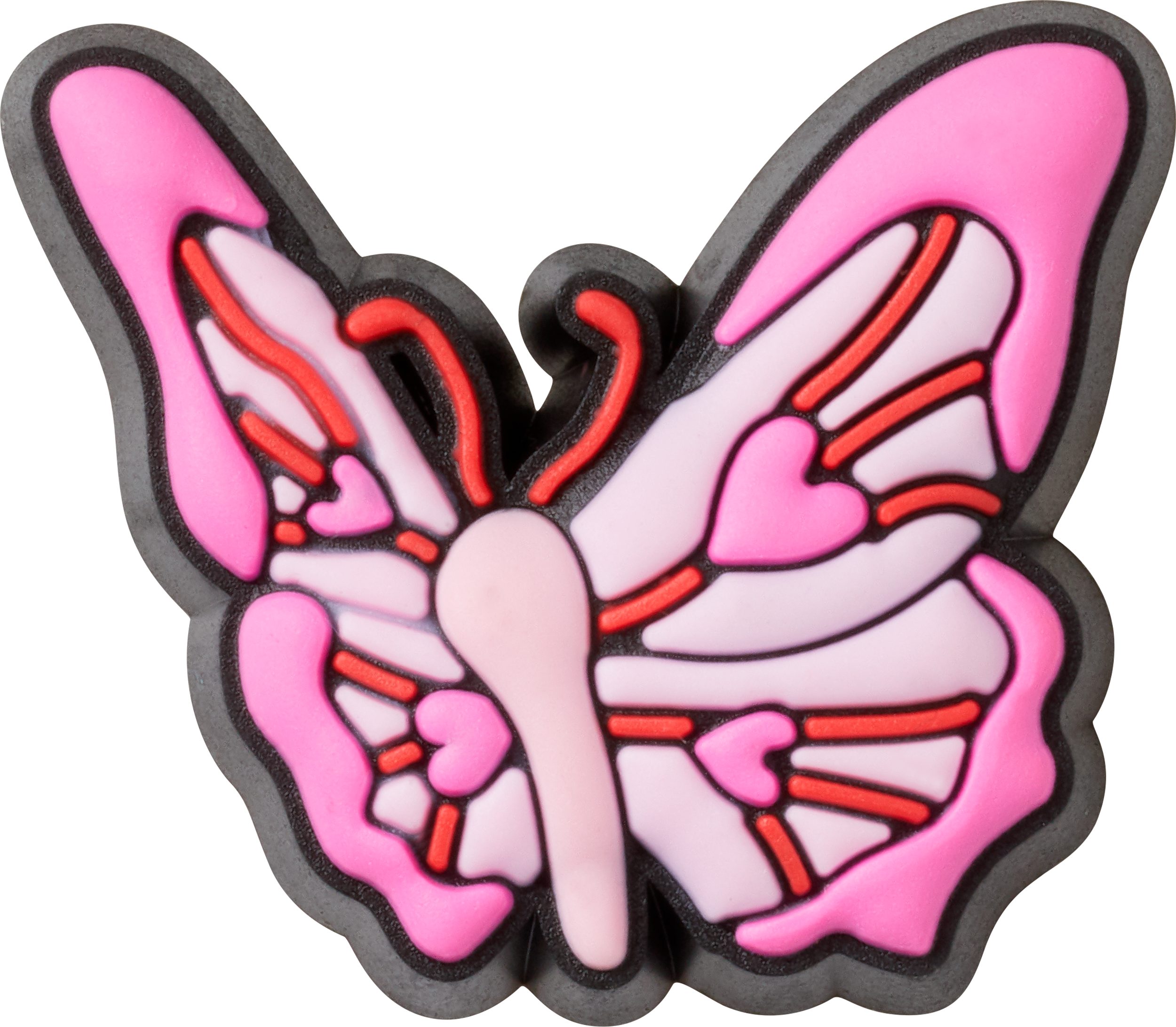 Charm Jibbitz (1-tlg) 10010179 Schmetterling - Pretty Crocs Pink - Schuhanstecker Butterfly -
