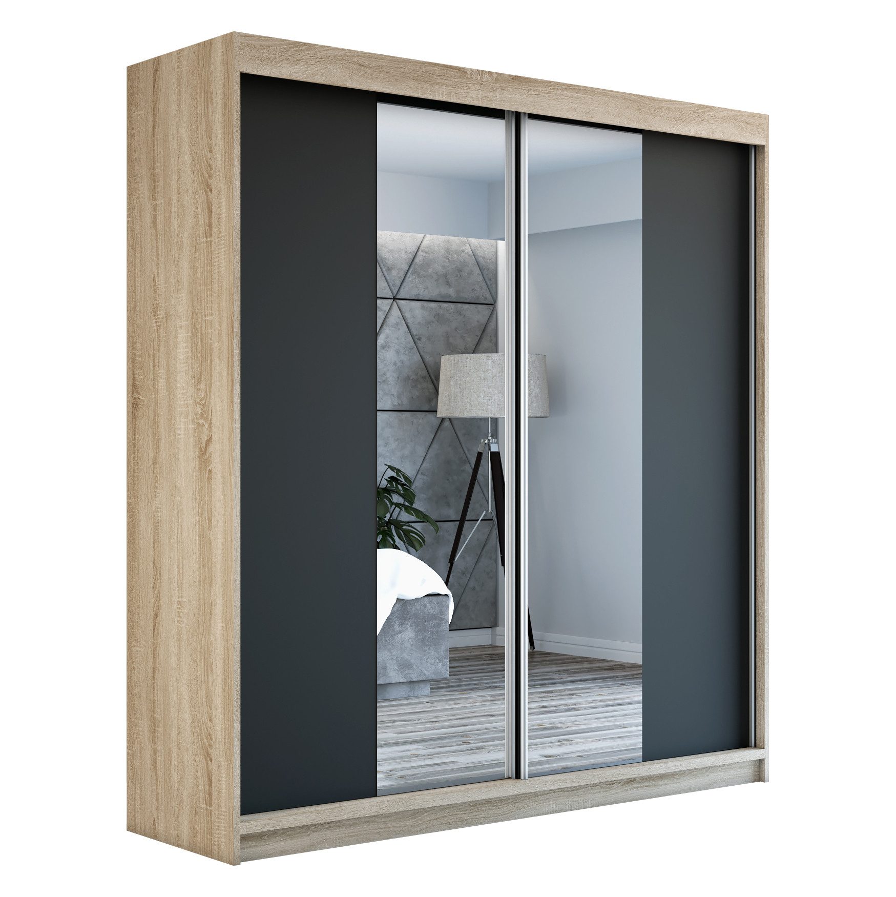 A&J MöbelLand GmbH Schwebetürenschrank NEO 160 günstig online kaufen